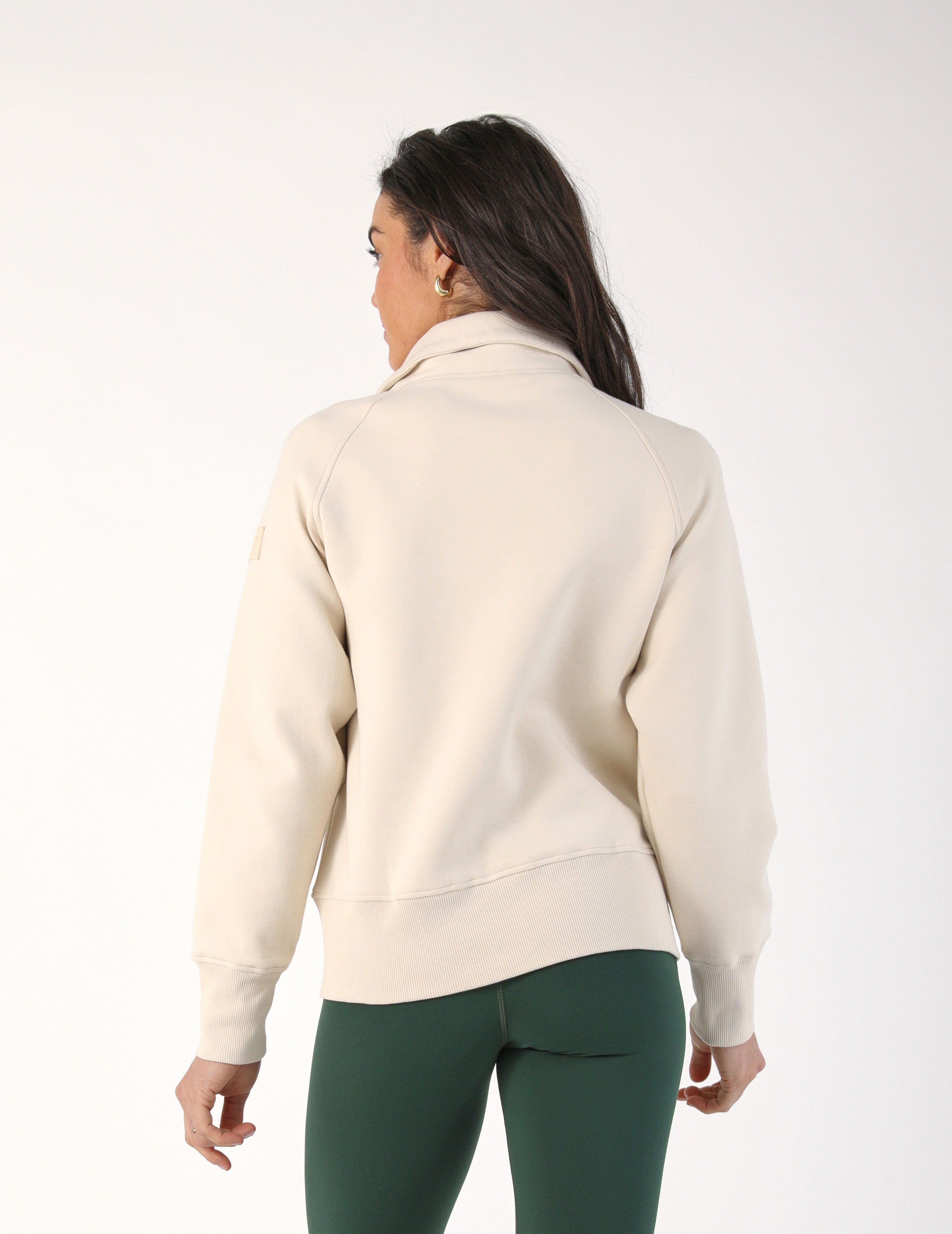 Scuba Full Zip: Oatmilk