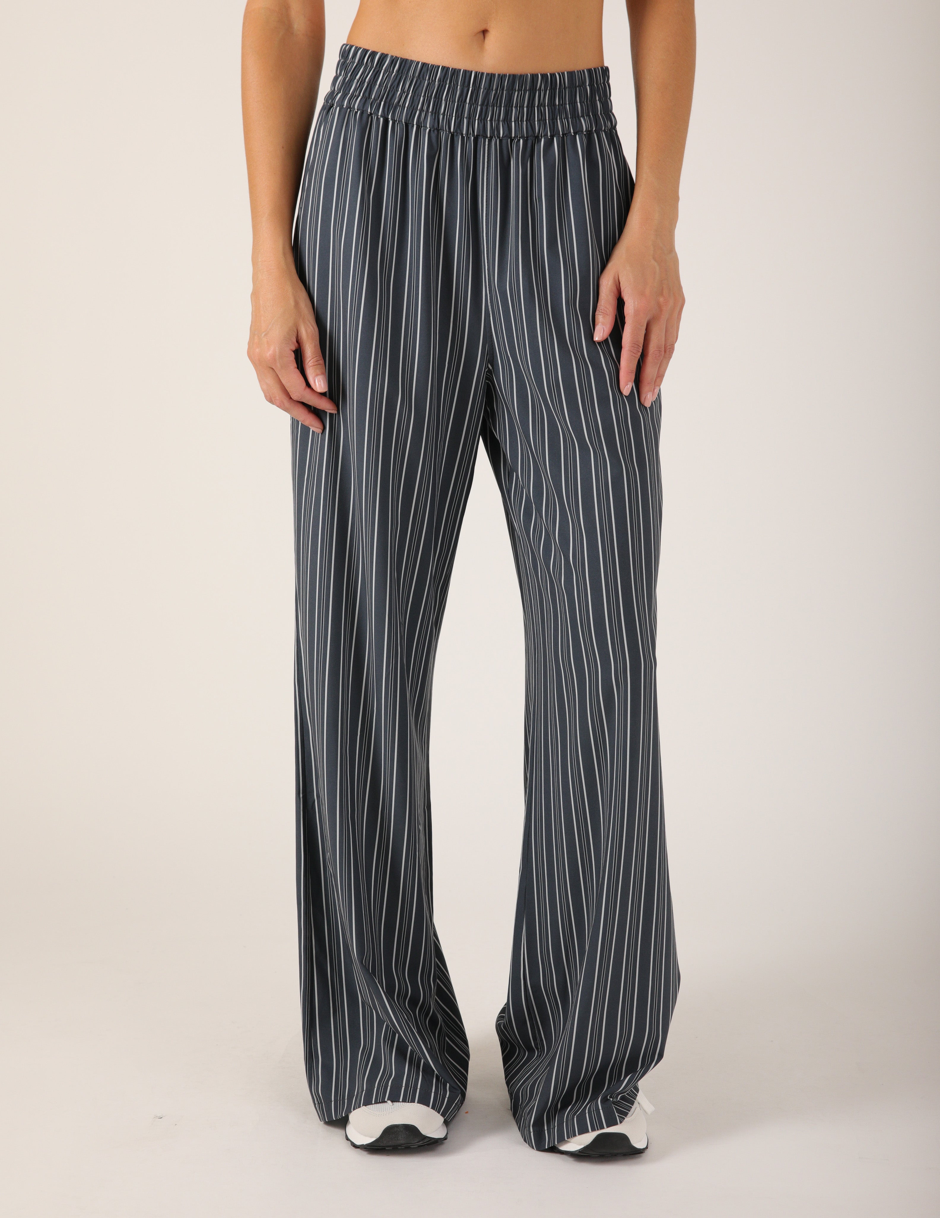Sydney Pant: Slate Jonah Stripe