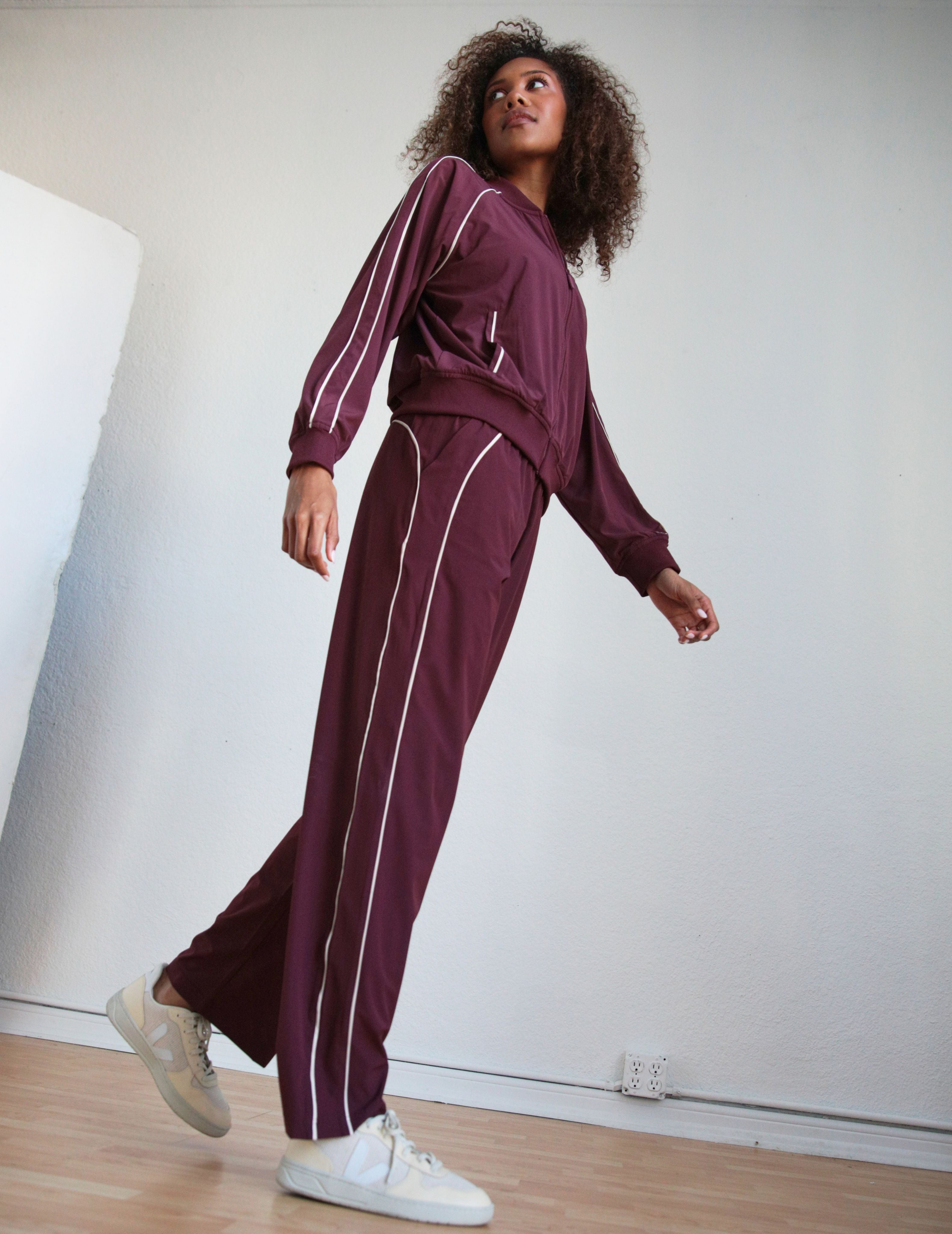 Track Mode Pant: Crimson Velvet