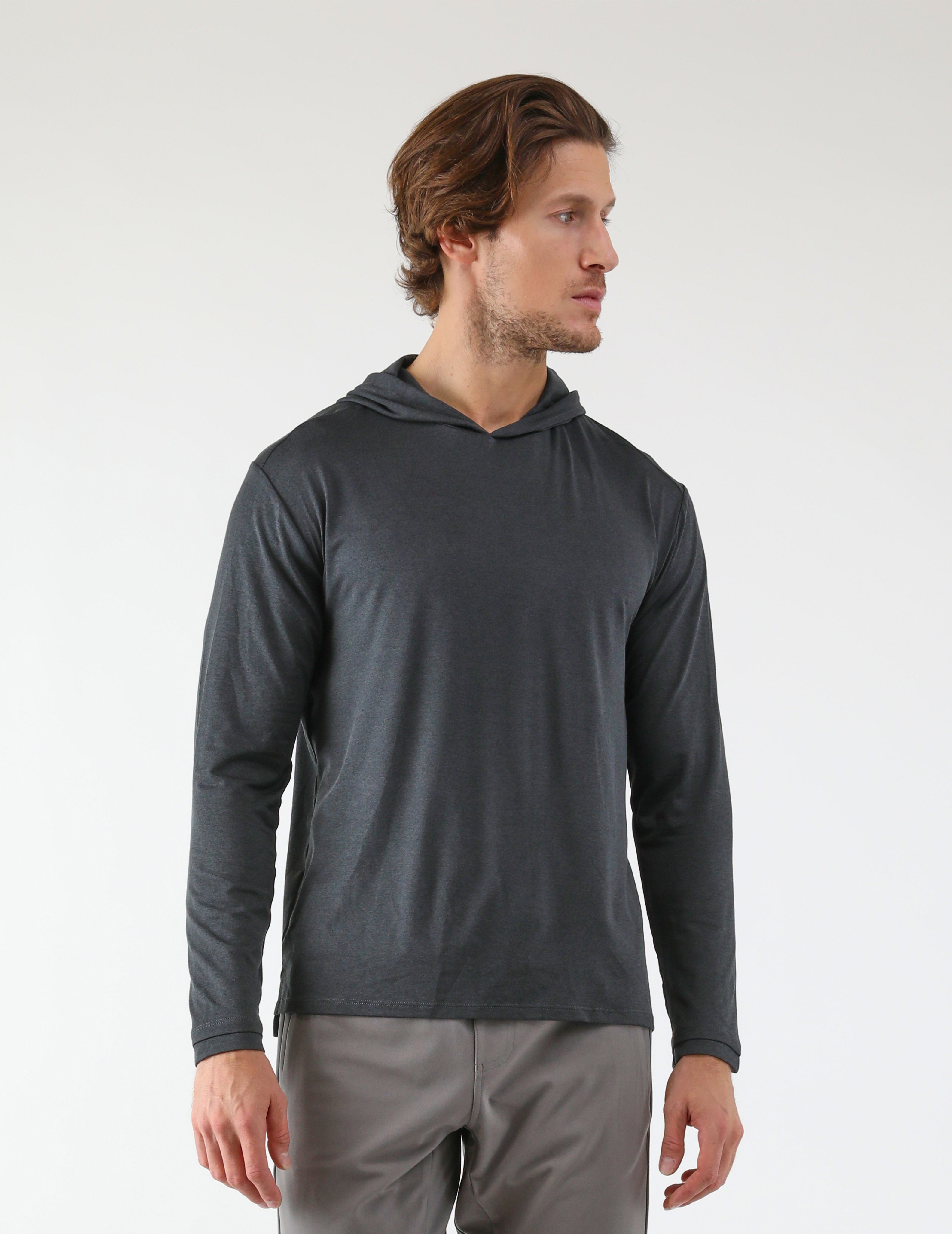 Taclite Hoodie: Jet Black Heather