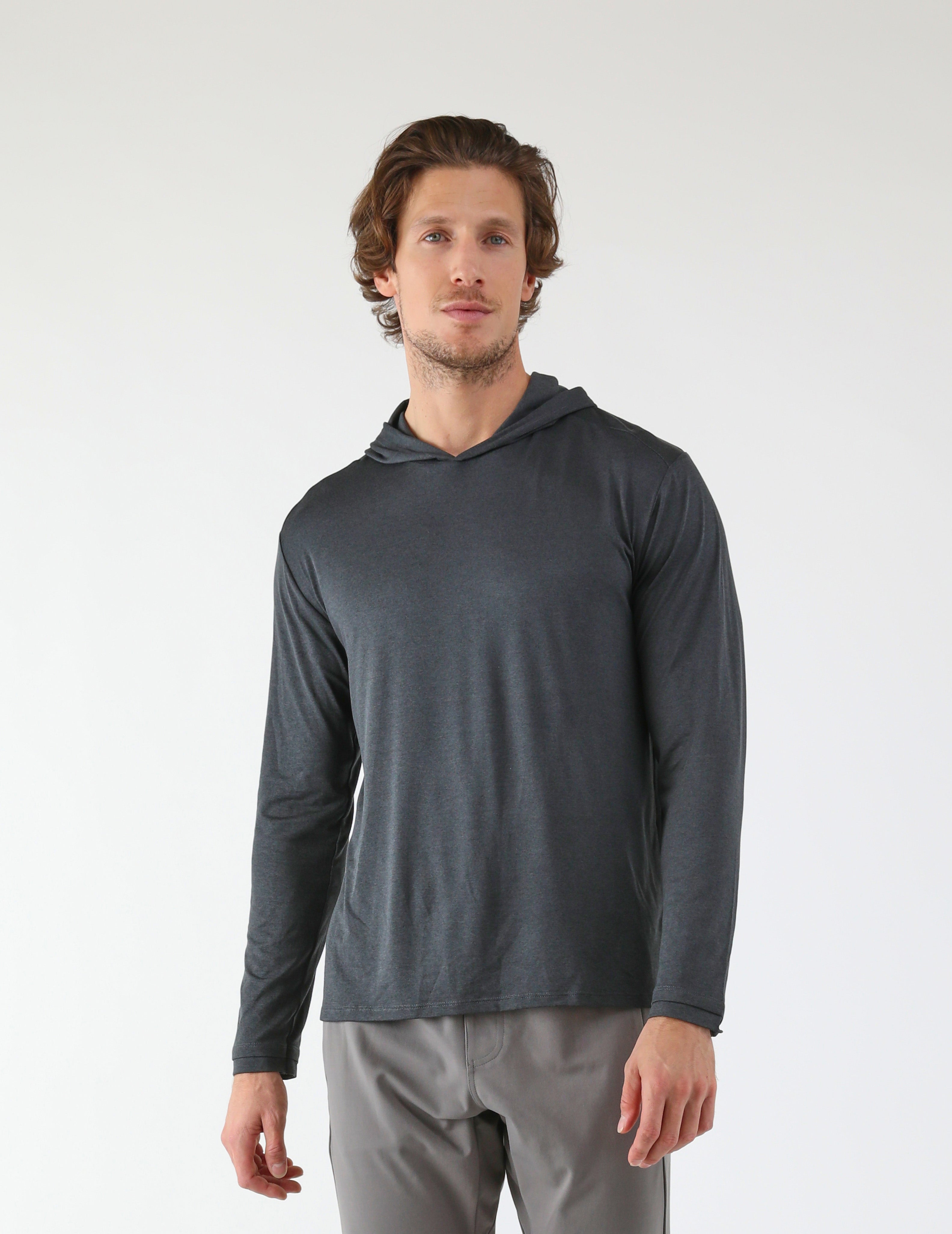 Taclite Hoodie: Jet Black Heather