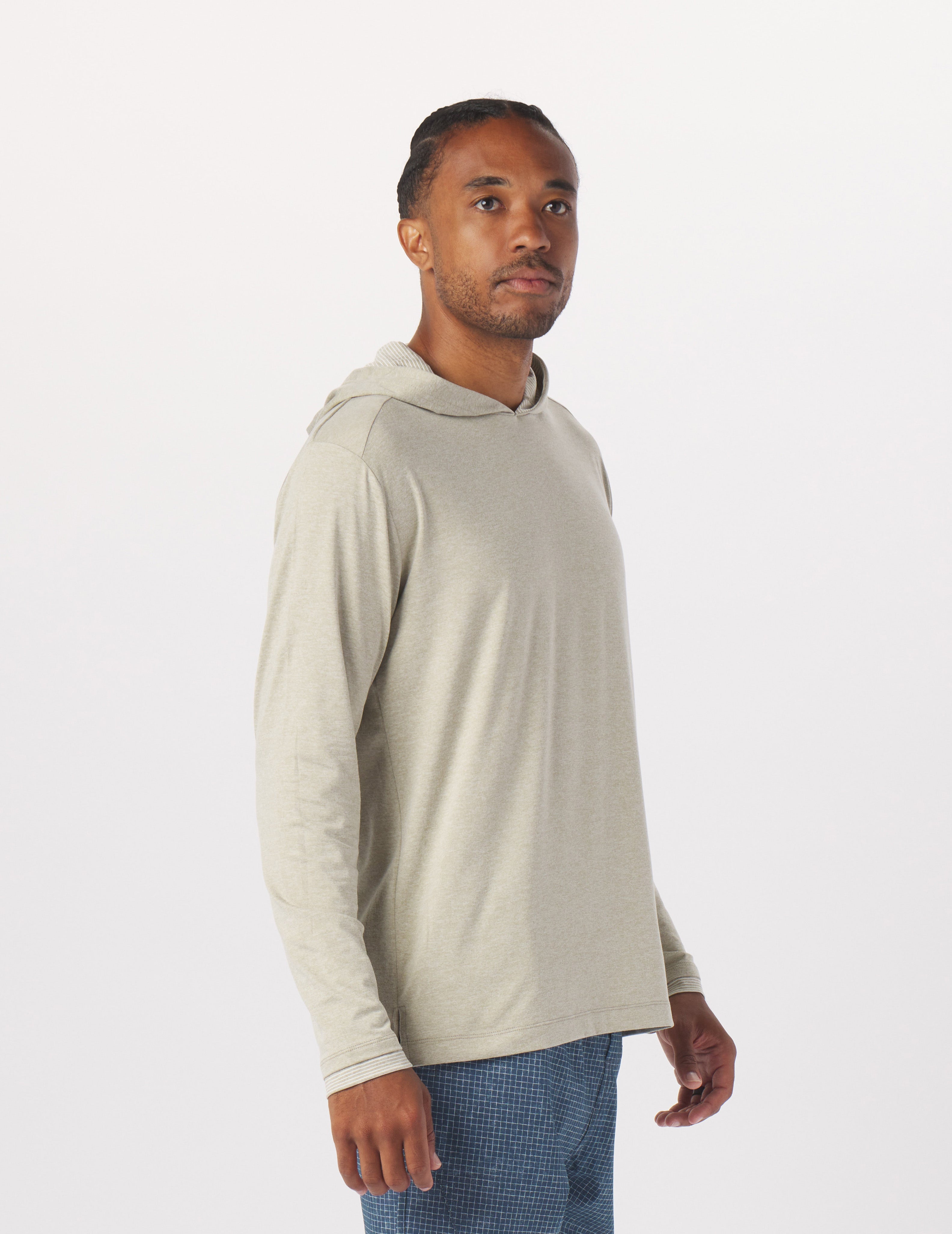 Taclite Hoodie: Linen Heather