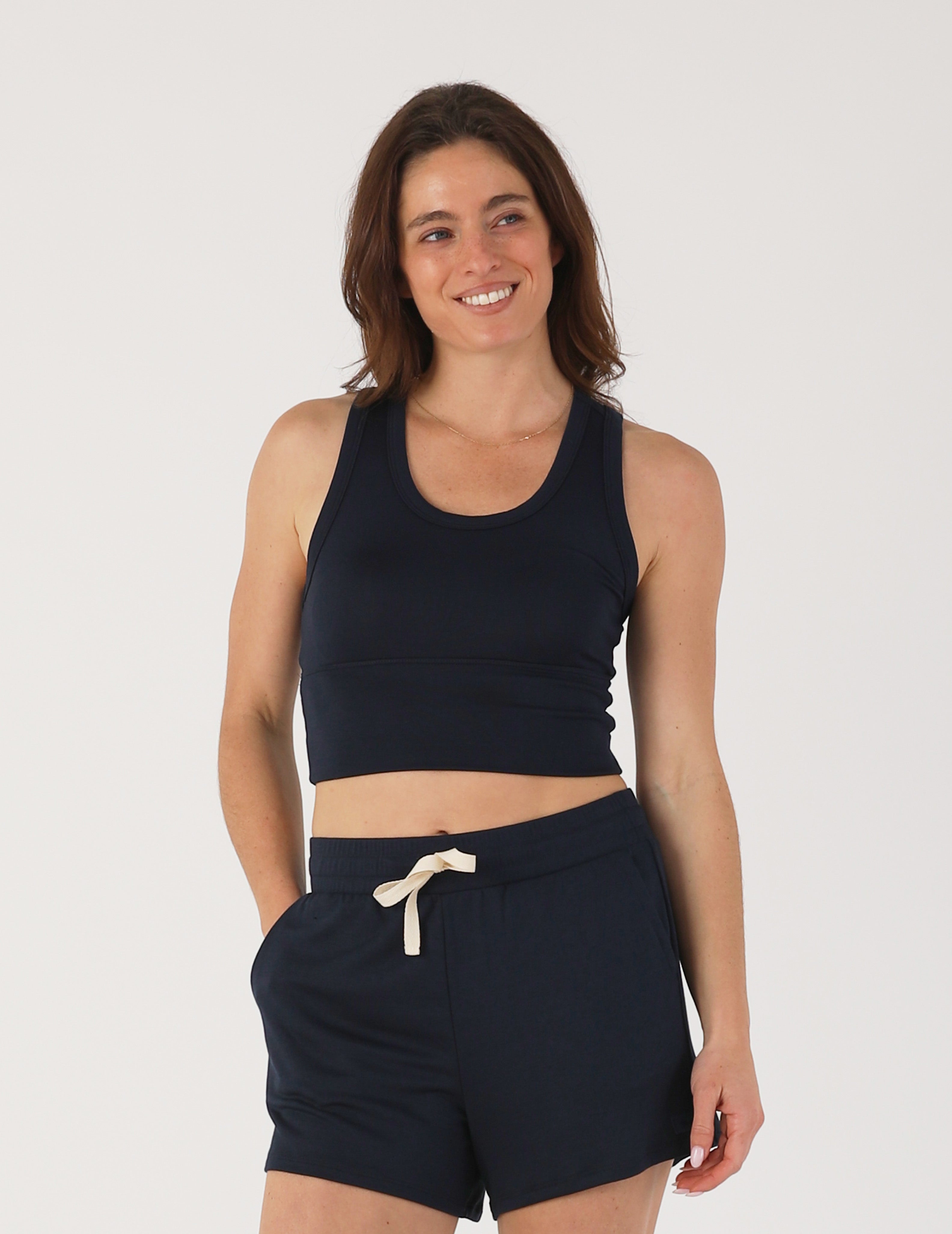 Take It Easy Bra: Navy