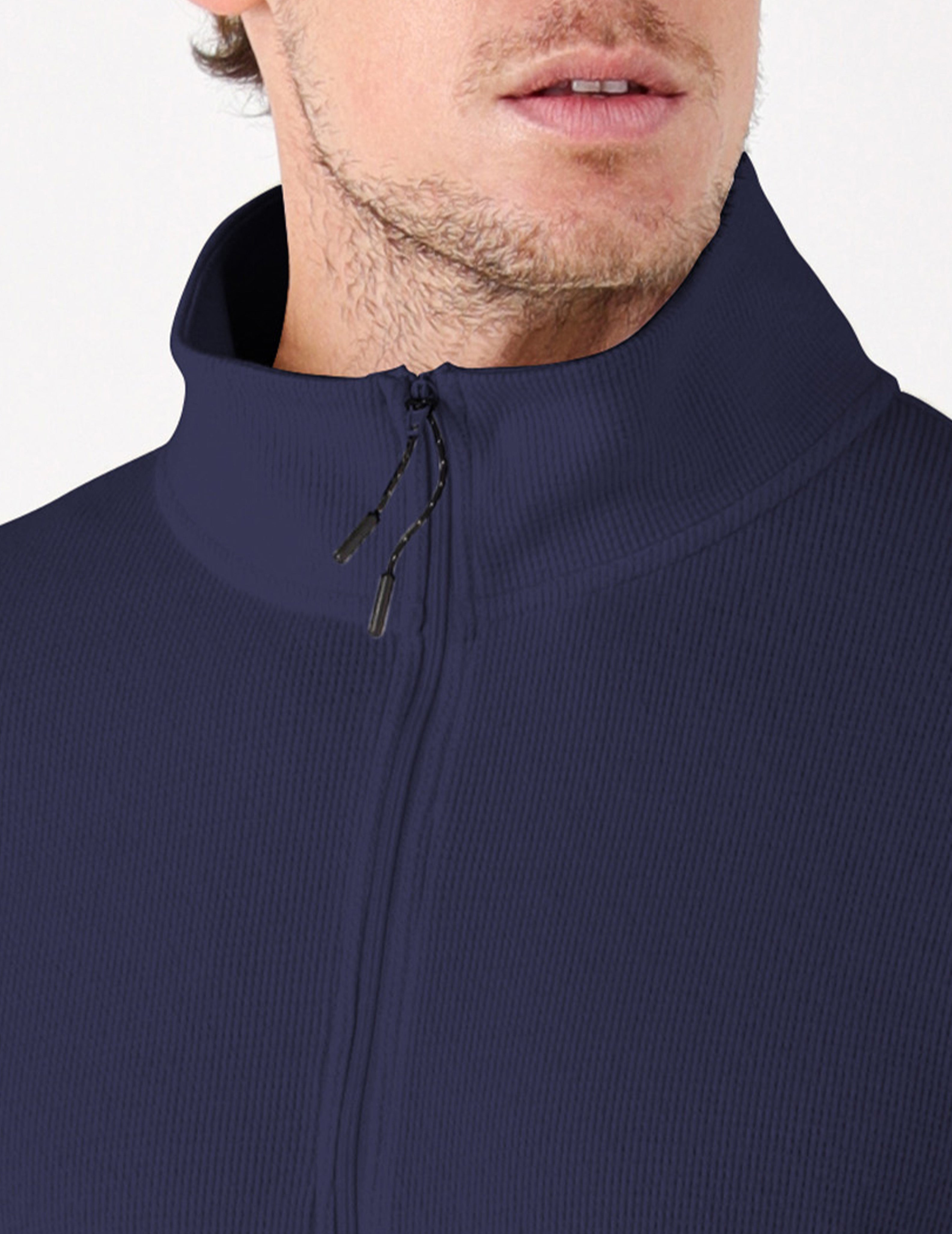 Thermal 1/4 Zip: Navy