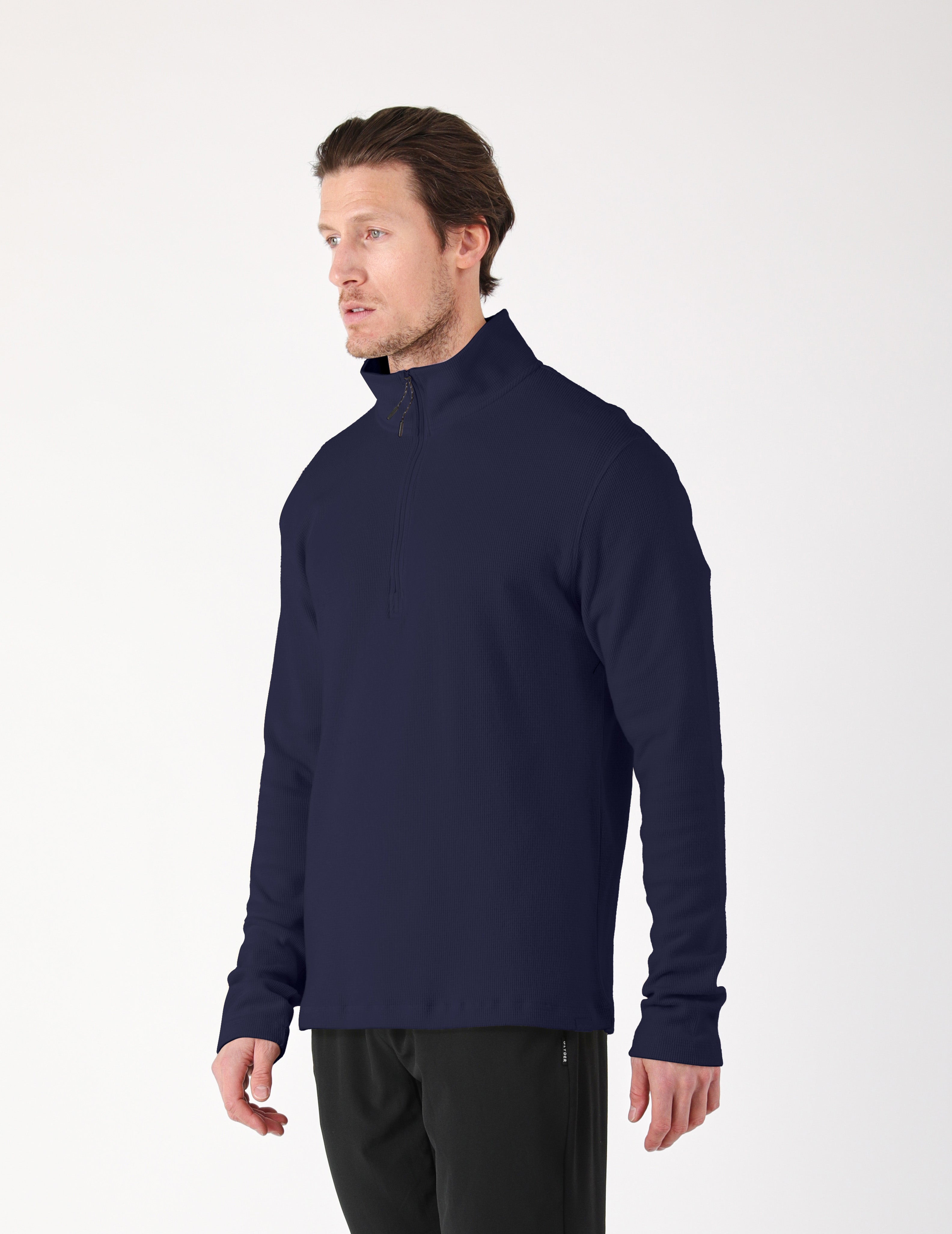 Thermal 1/4 Zip: Navy