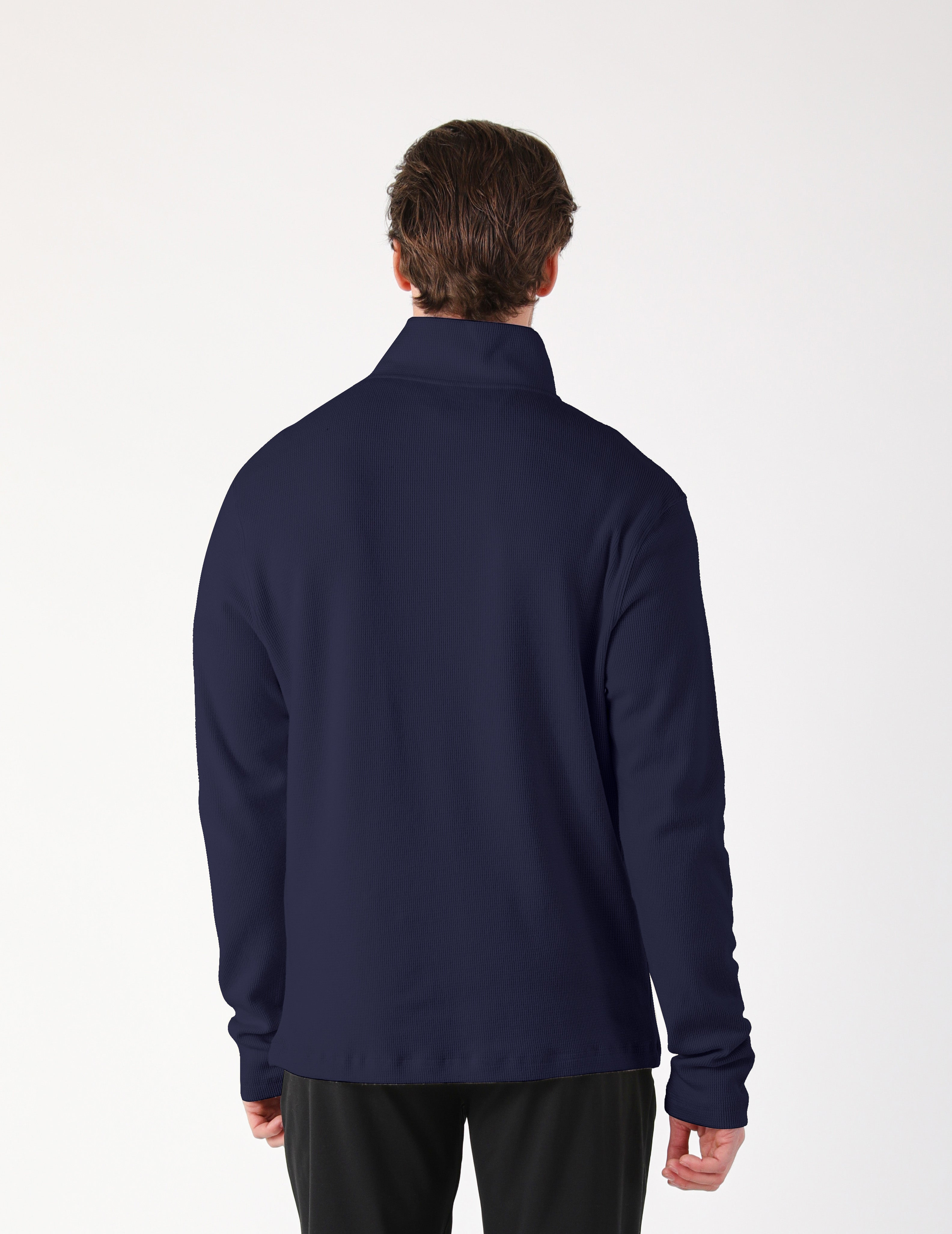 Thermal 1/4 Zip: Navy