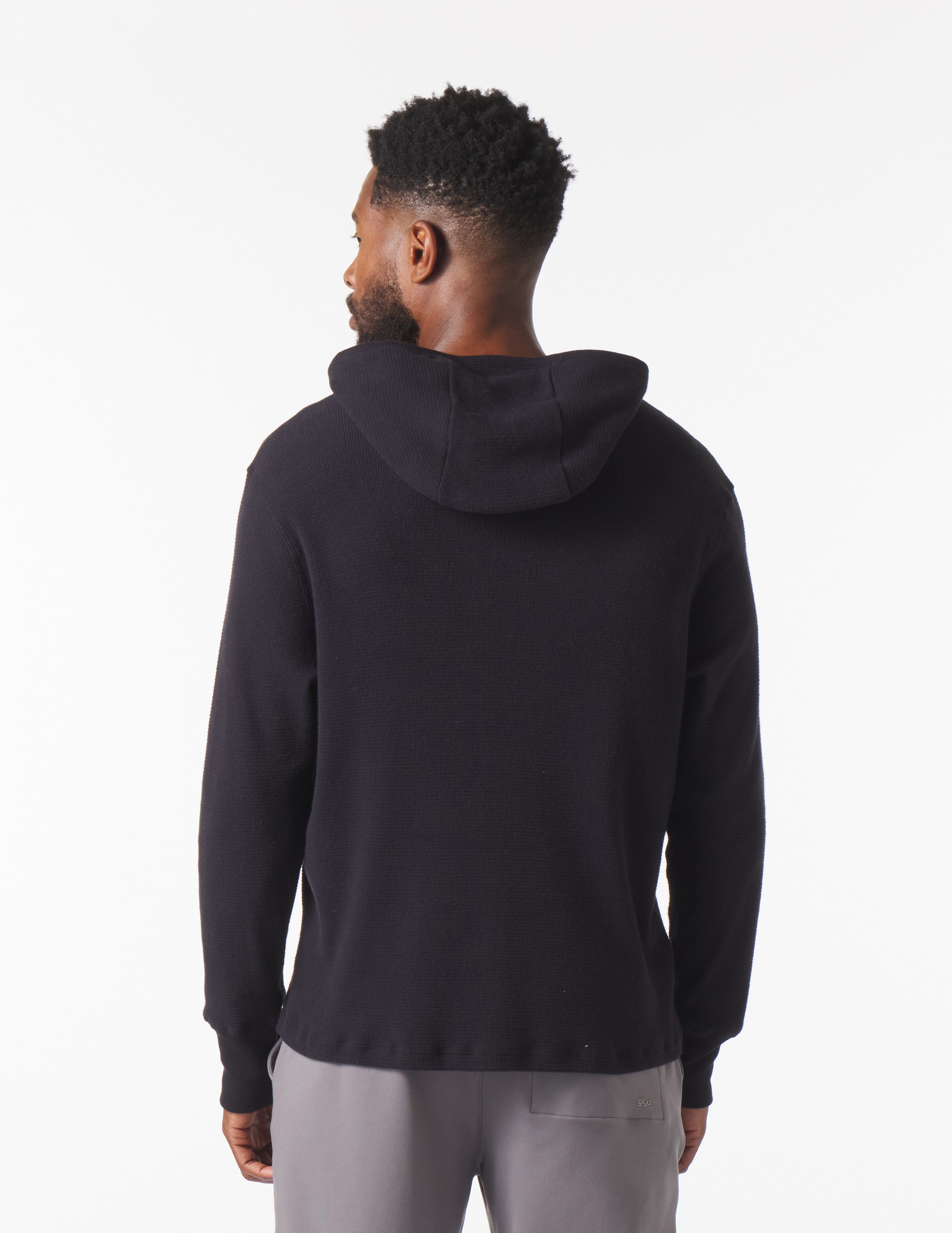 Thermasof Hoodie: Black