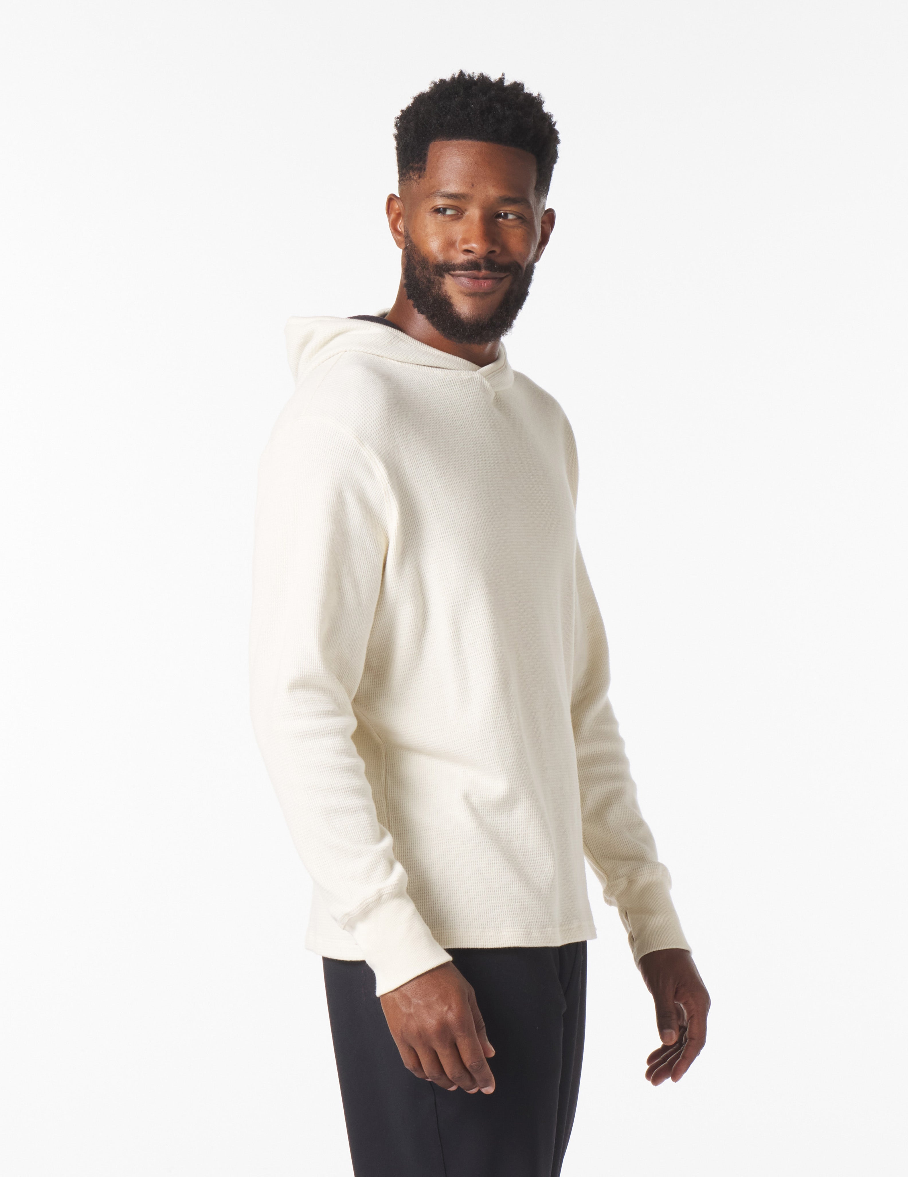 Thermasof Hoodie: Oatmilk