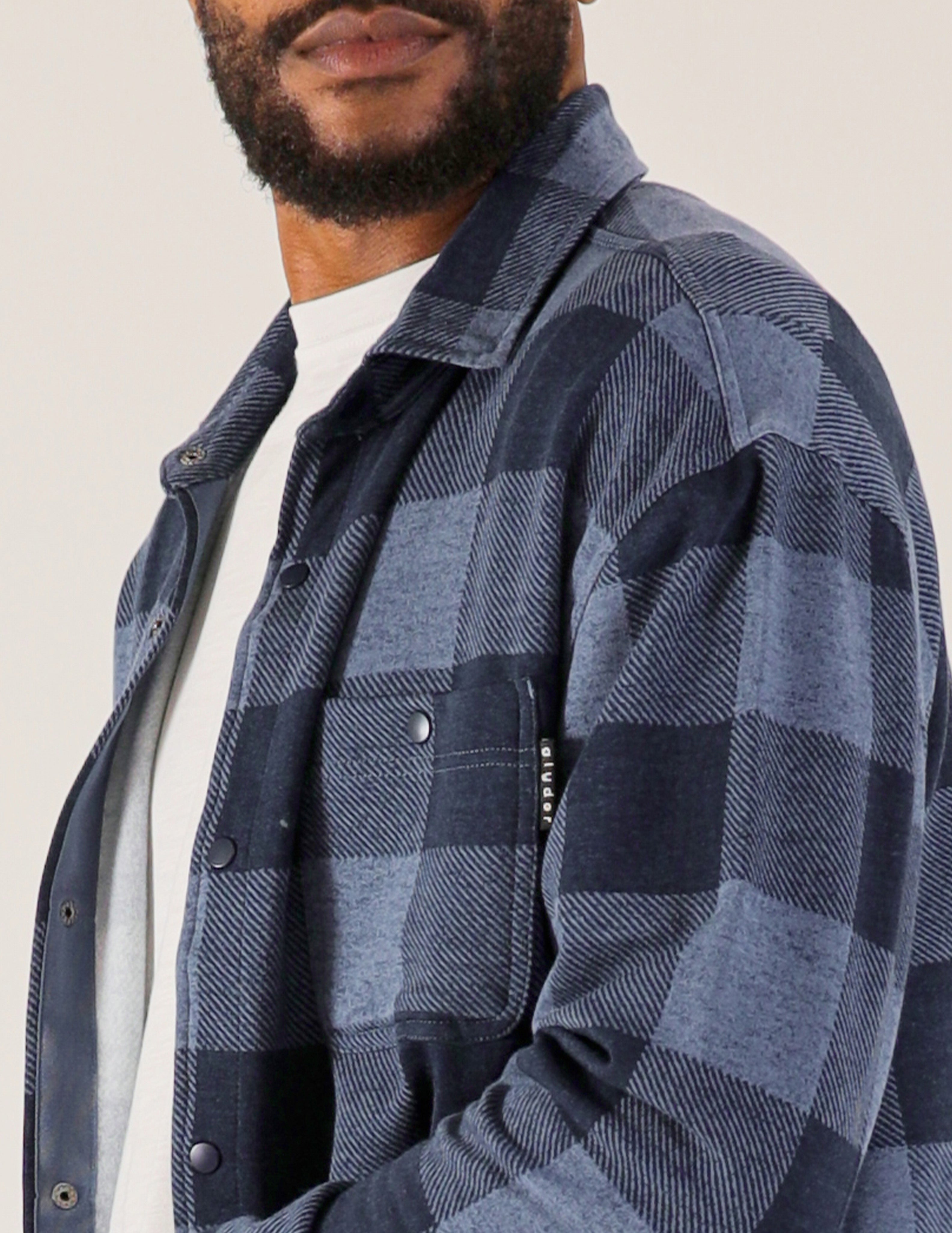 Trek Shirt: Navy Hudson Plaid