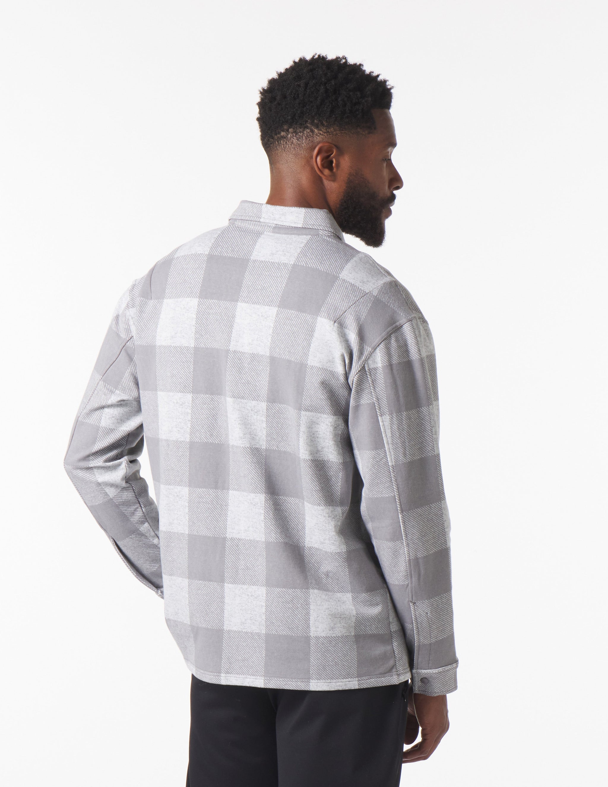 grey plaid dress shirt Lightweight Button Down Shirt | Gray Plaid | Under 510 M