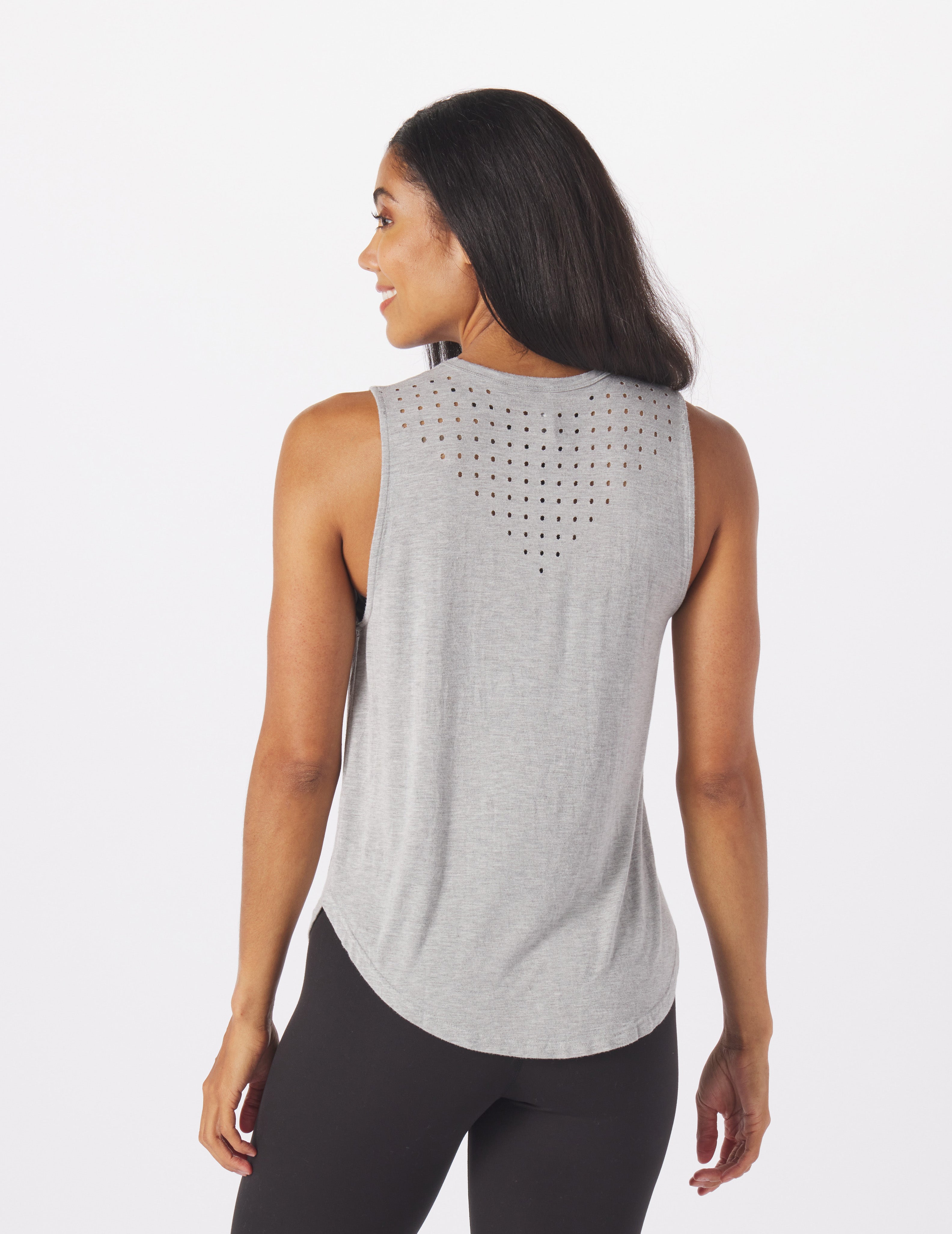 Trinity Tank: Grey Melange