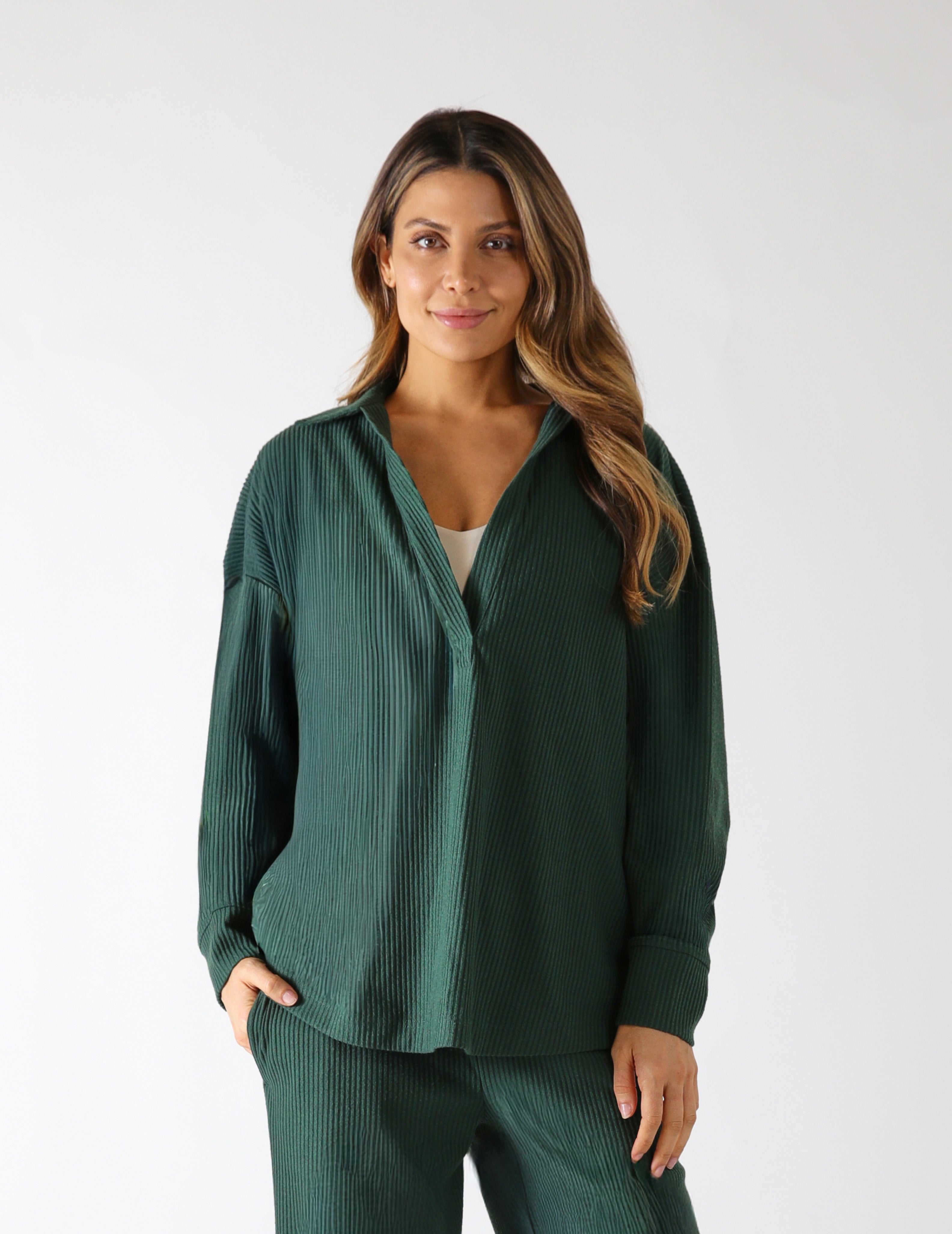 Valley Rib Polo: Forest