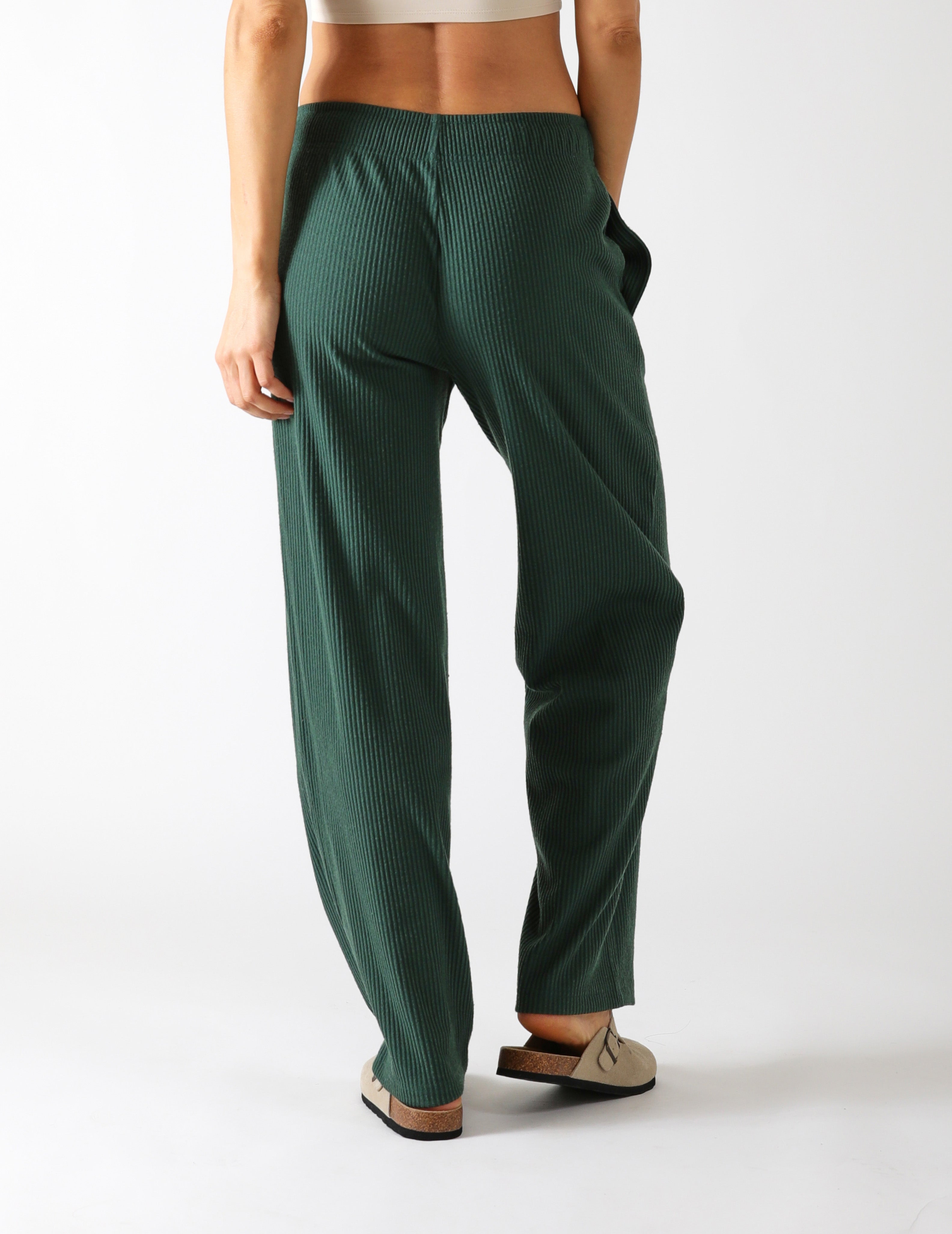 Valley Rib Straight Leg: Forest