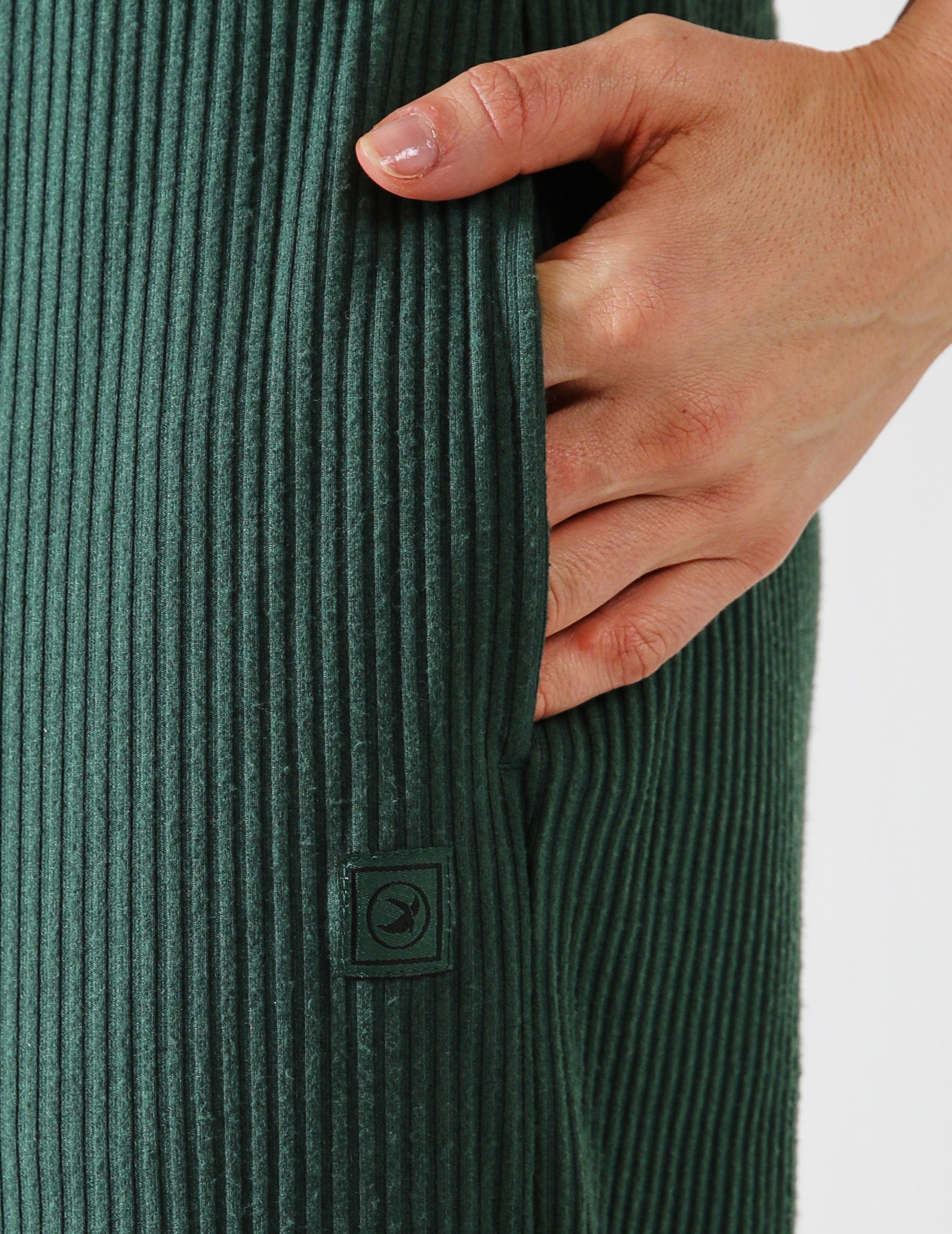 Valley Rib Straight Leg: Forest