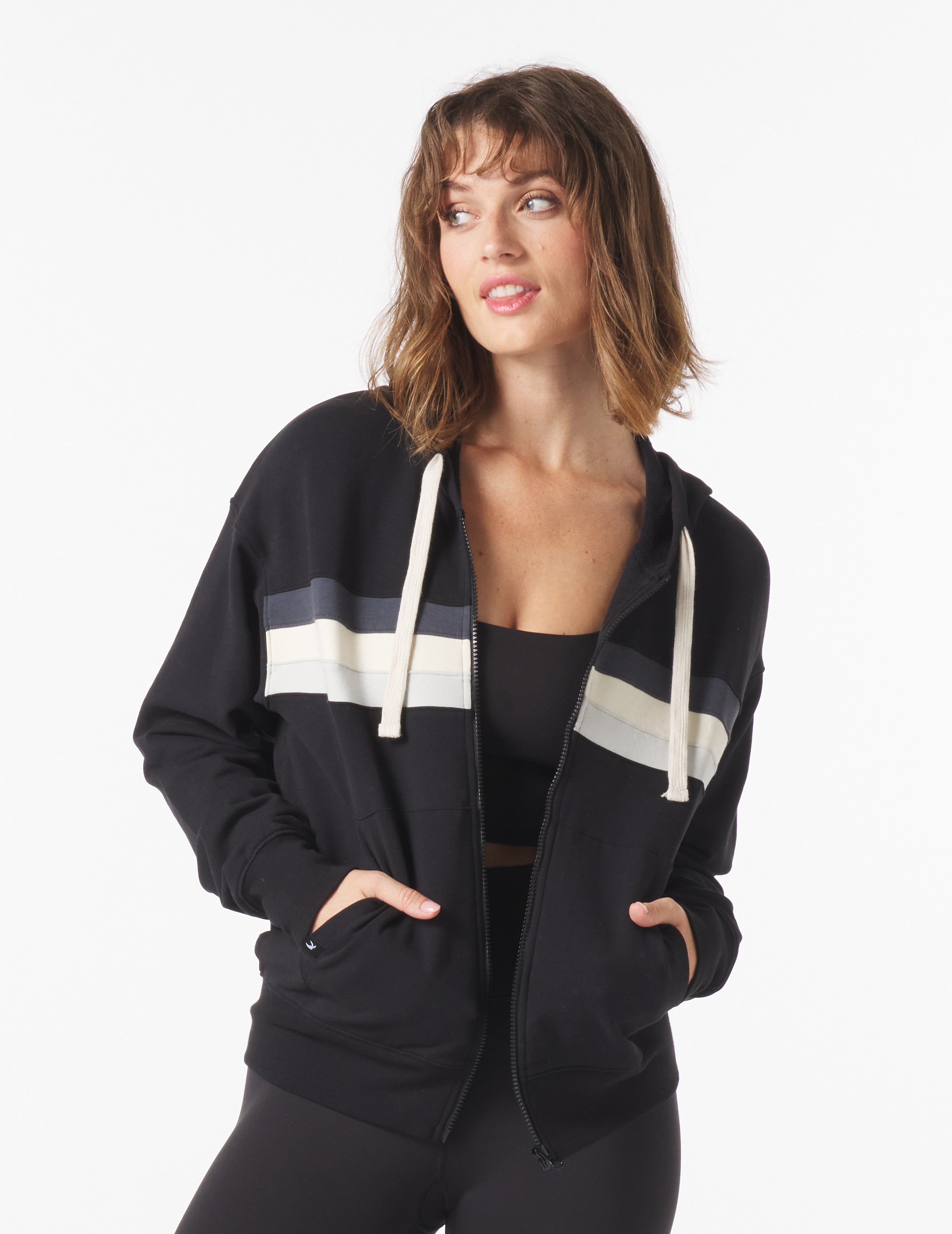 Vintage Oversized Zip Up: Black/Carbon/Oatmilk/Ash Grey – Glyder Vintage Oversized Zip Up: Black/Carbon/Oatmilk/Ash Grey – Glyder