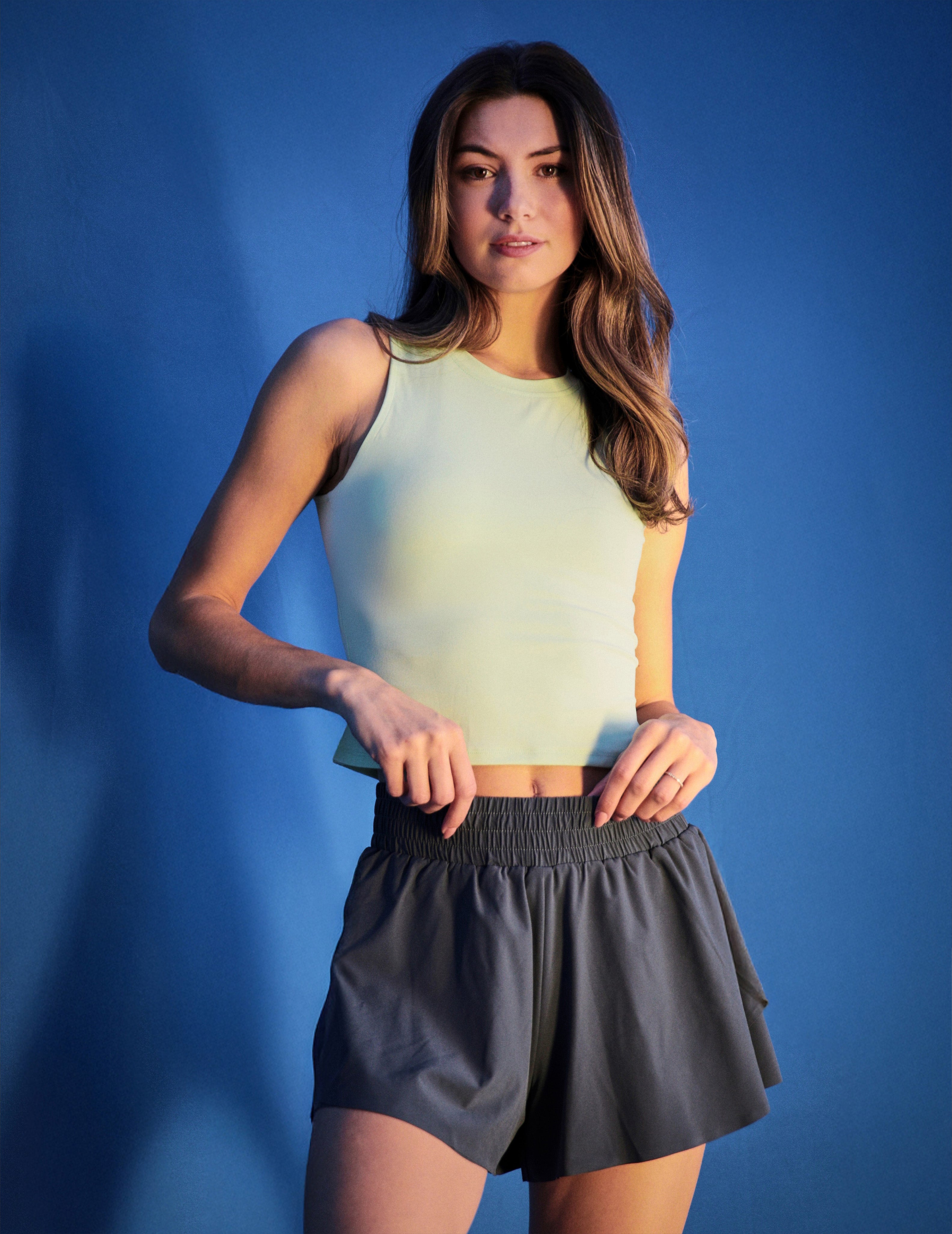 Breeze Fit Short: Slate