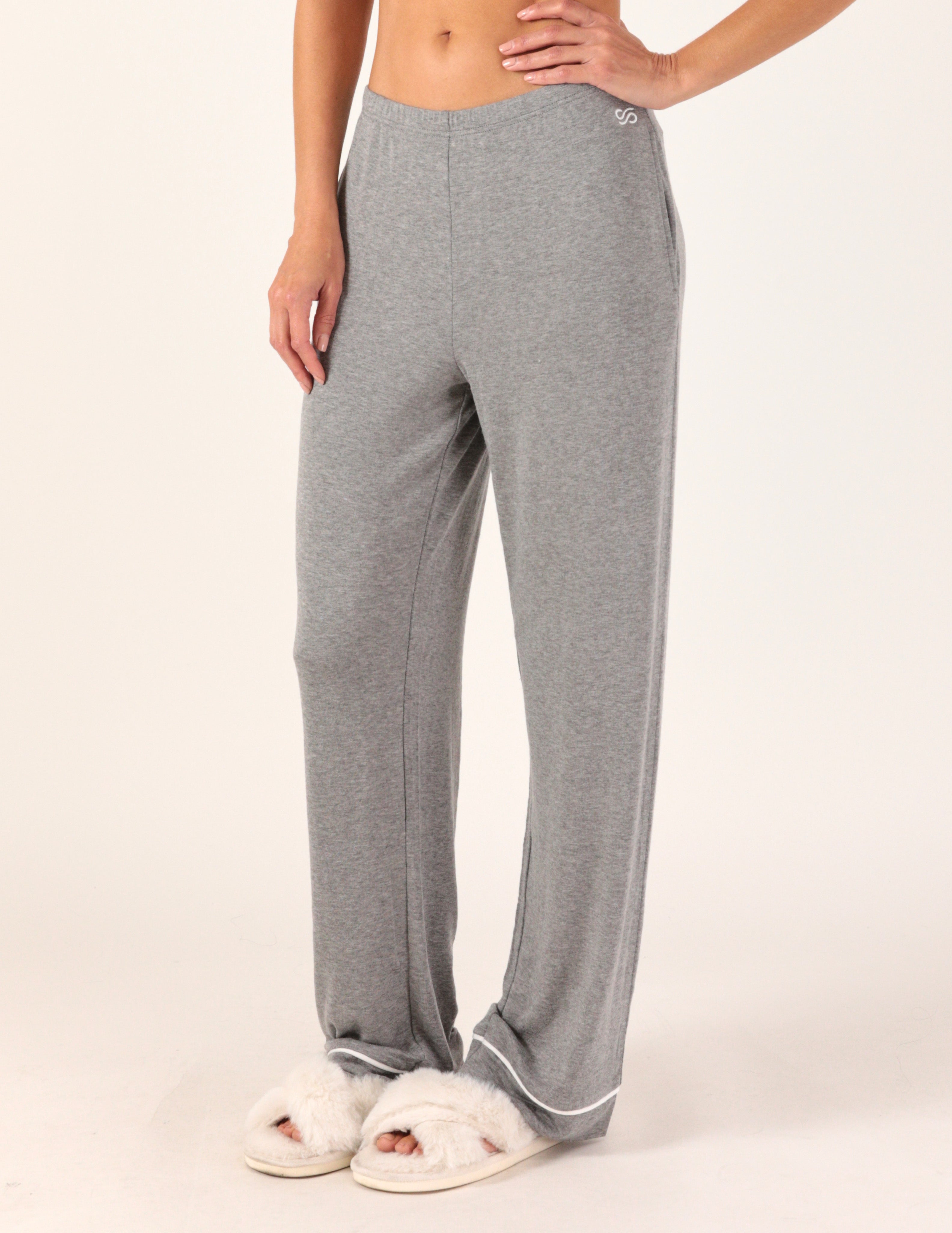 Midnight PJ Set: Heather Grey