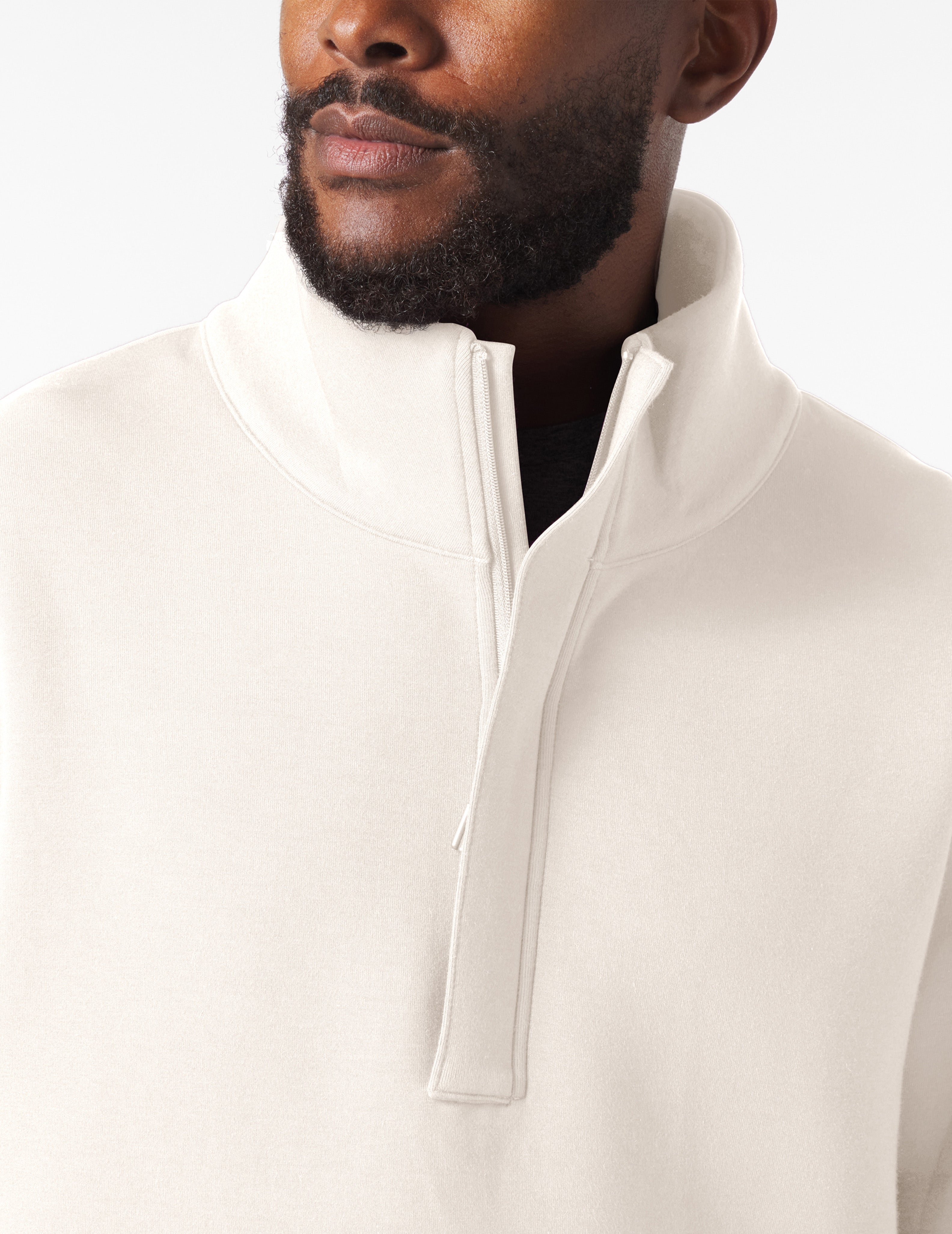 Scuba 1/4 Zip: Oatmilk