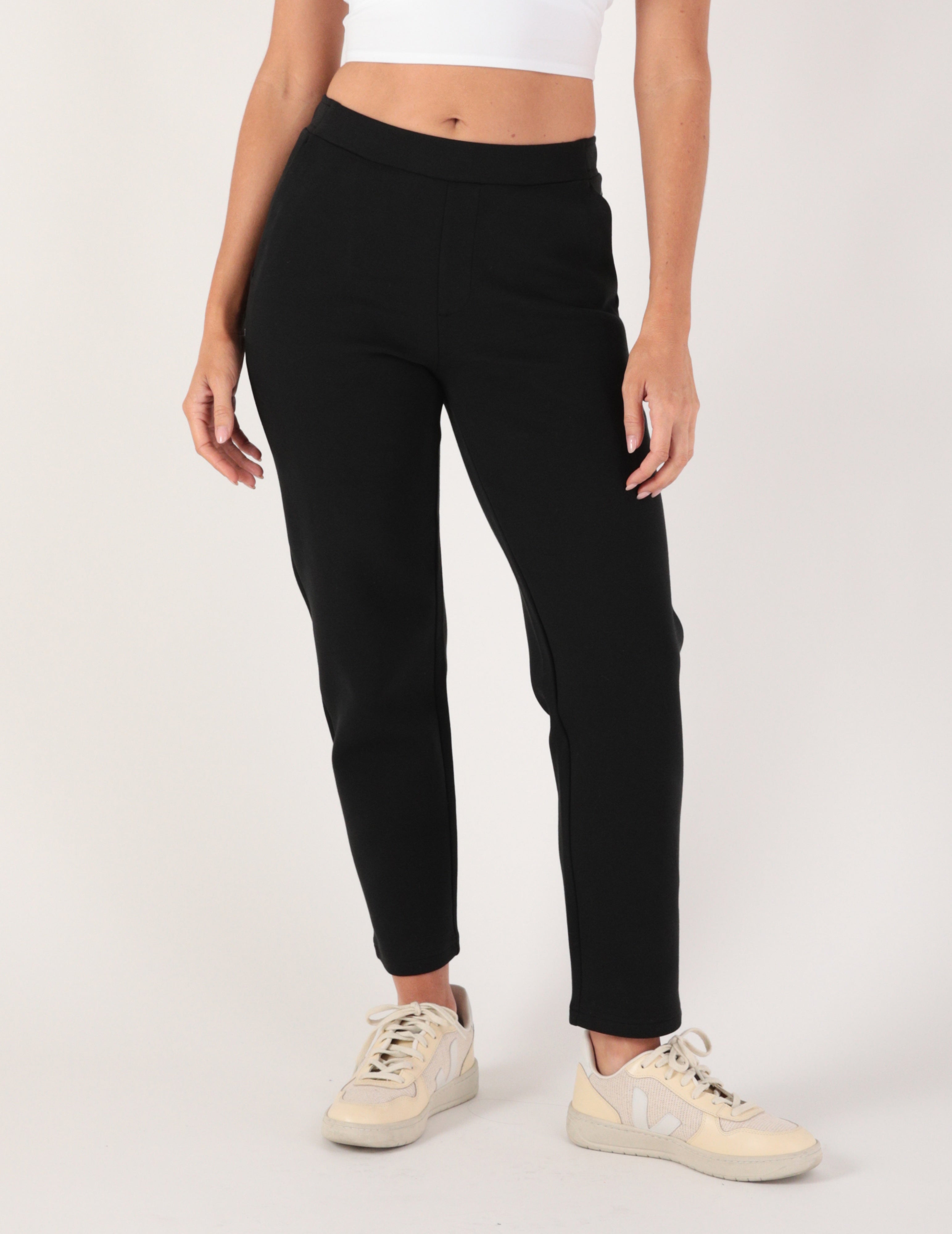 Polished Sweatpant: Black