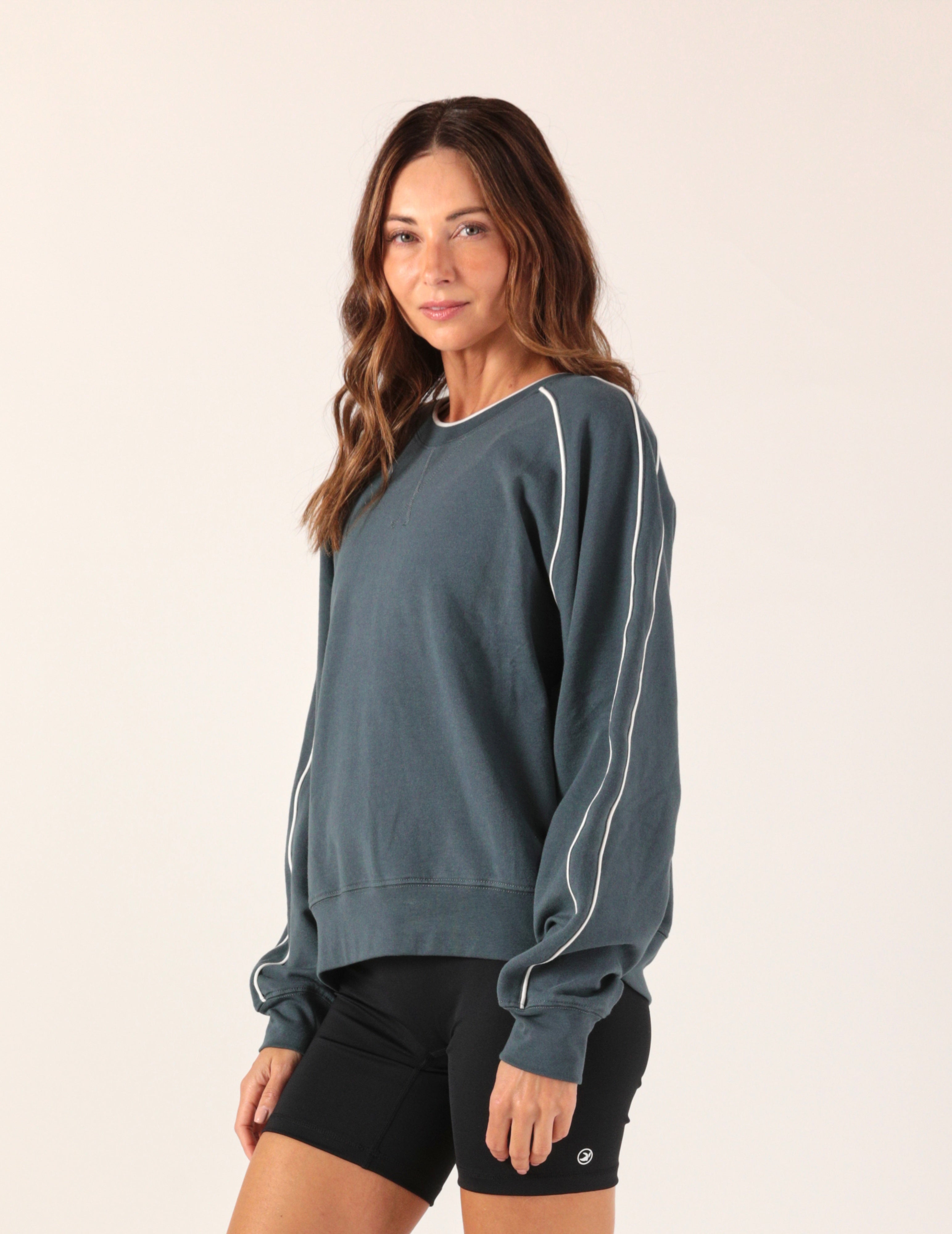 Pacer Crew Sweatshirt: Slate