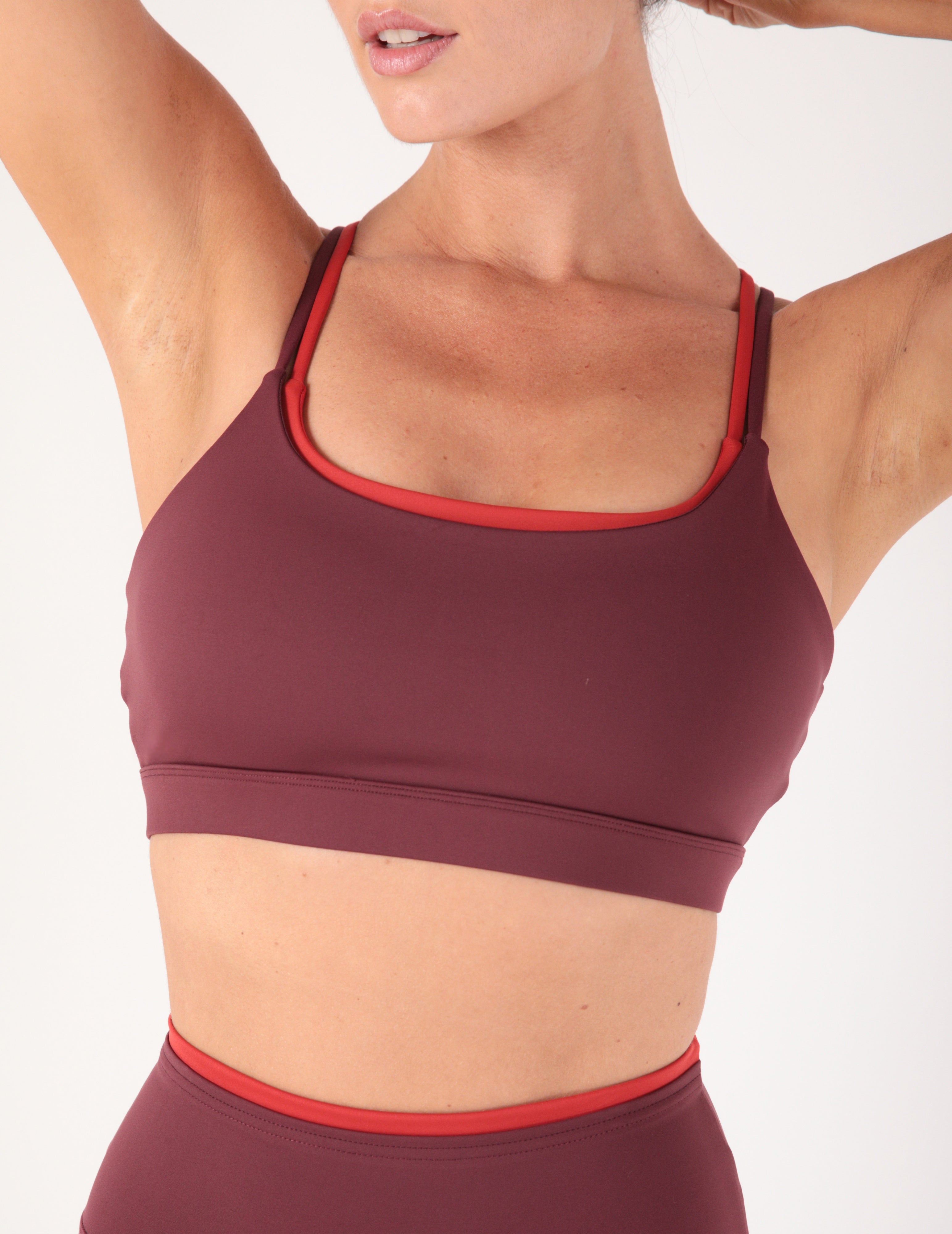 Vault Bra: Crimson Velvet/Scarlet