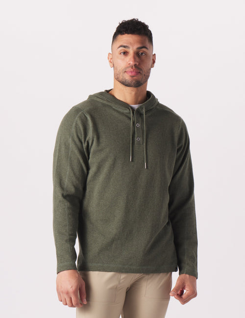 Olive Hooded Sweater: Ace Glyder –