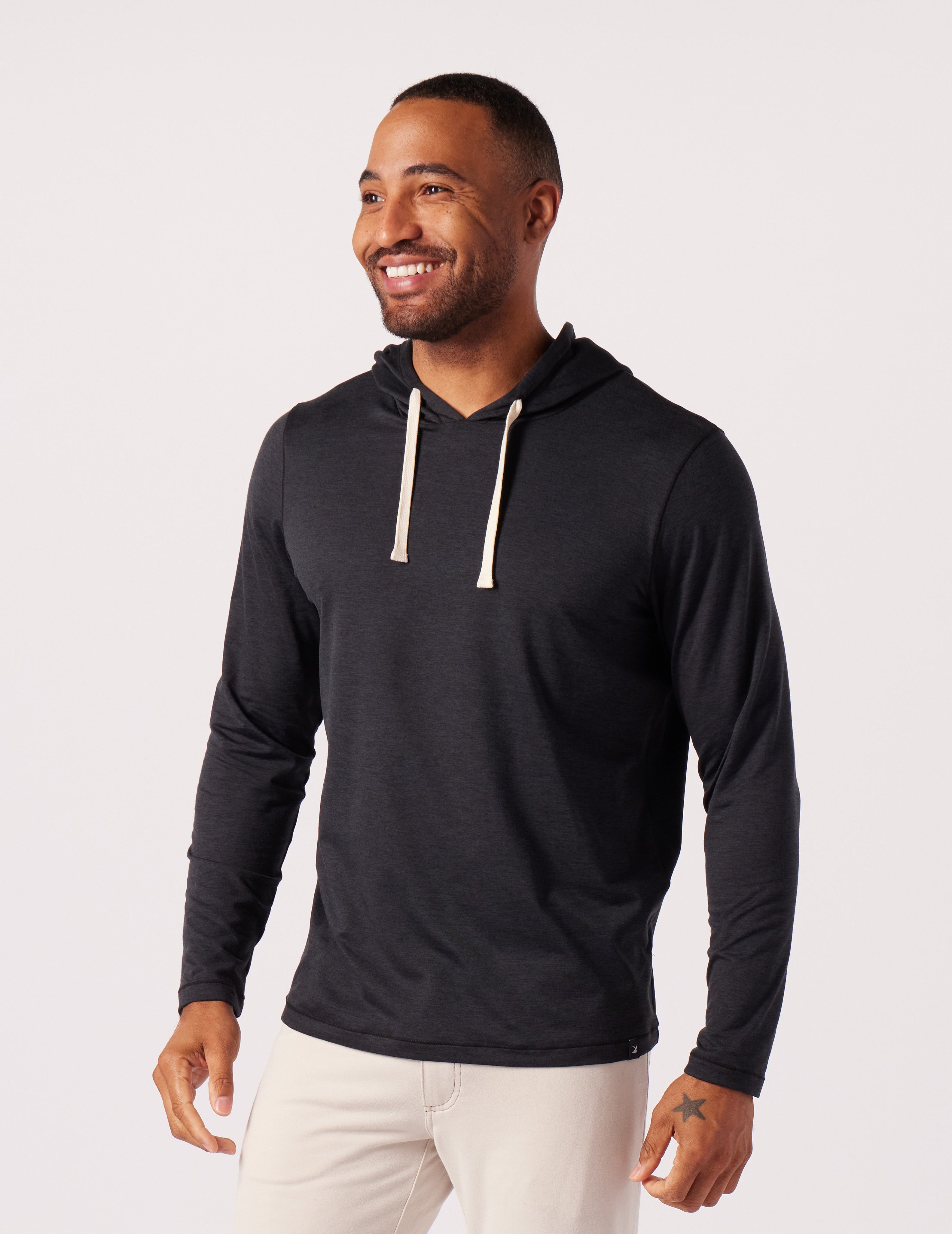 Mens sales hoodie shirt