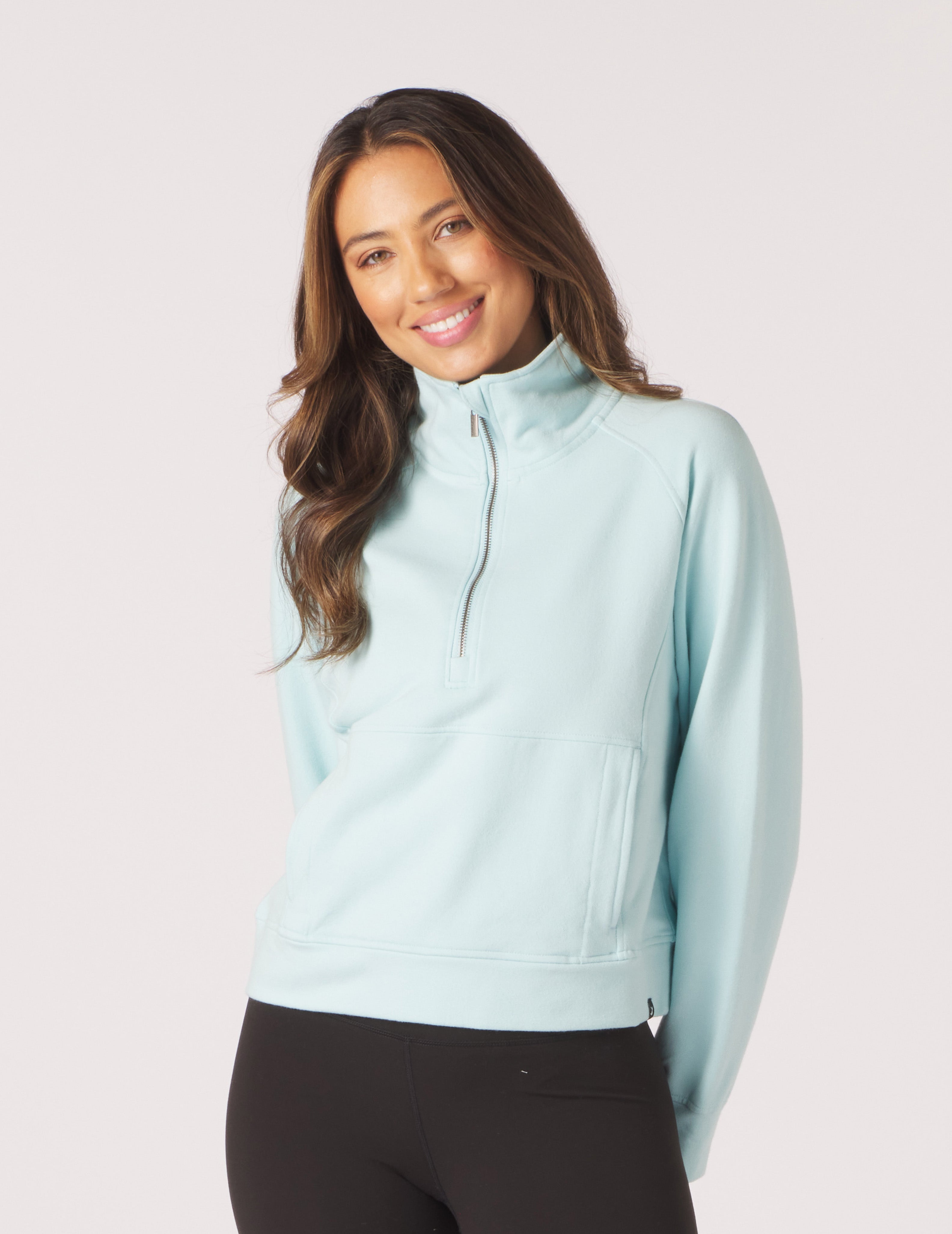 Daily Scuba 1/4 Zip: Hydrangea