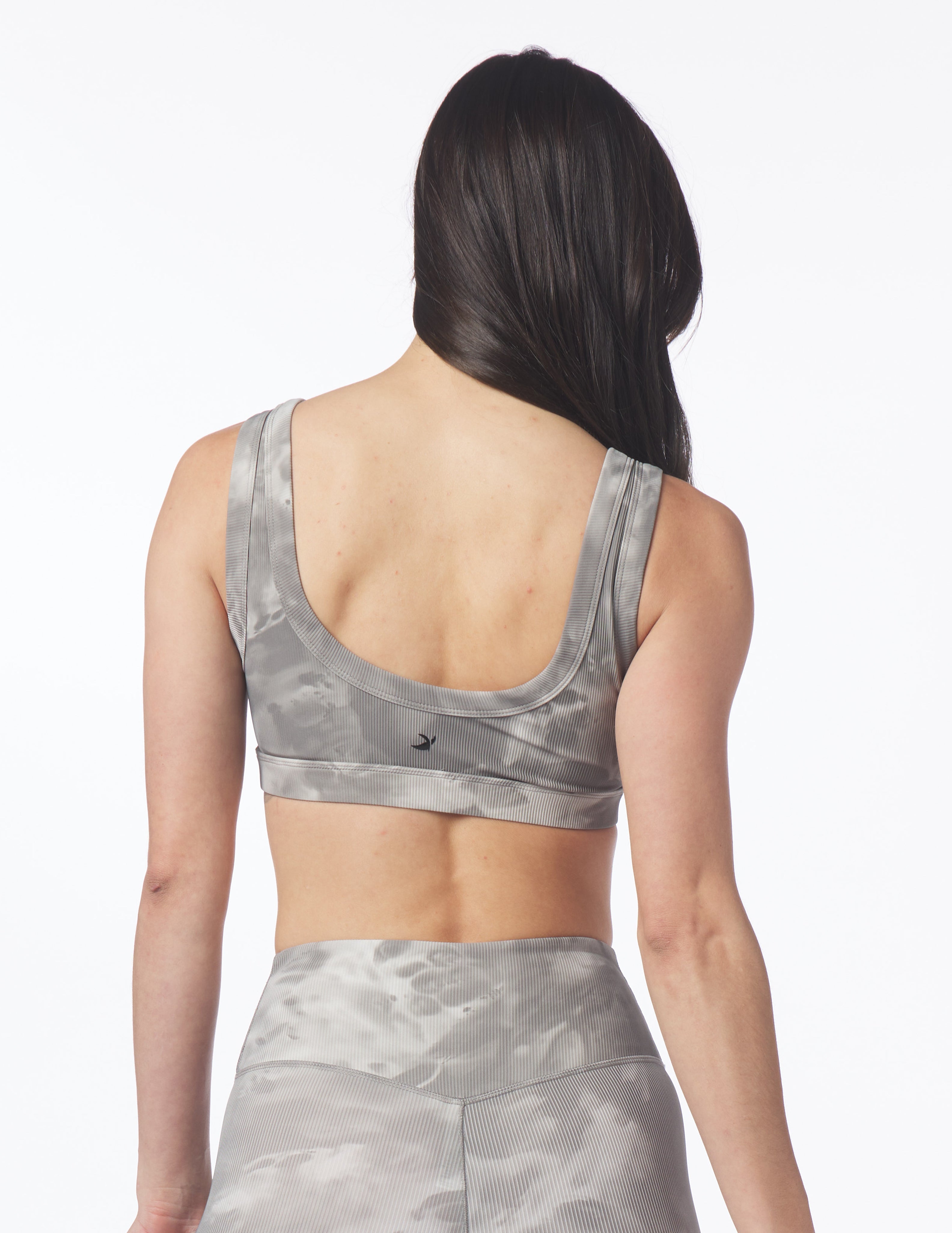 Ease Bra: Silver Fog Lava Dye