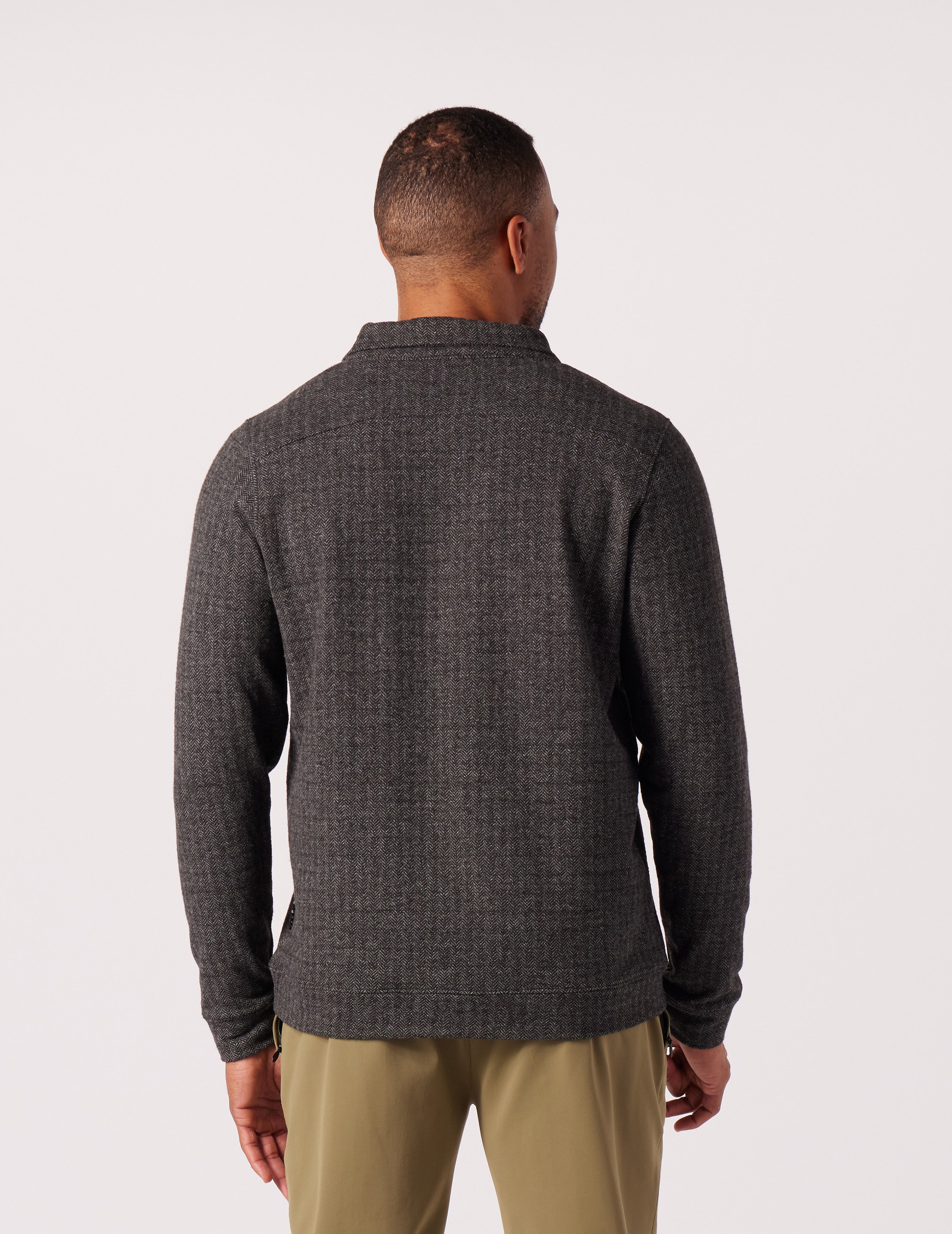 Fletcher 1/4 Zip: Black