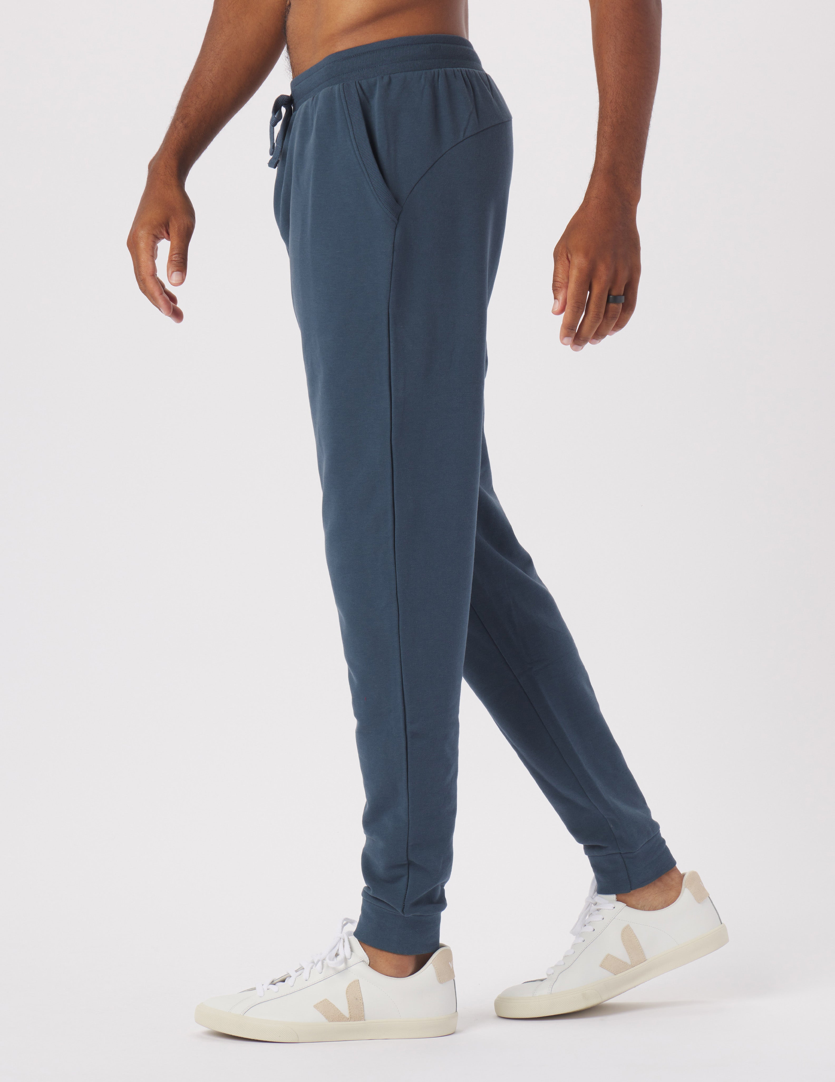 Steel blue joggers best sale