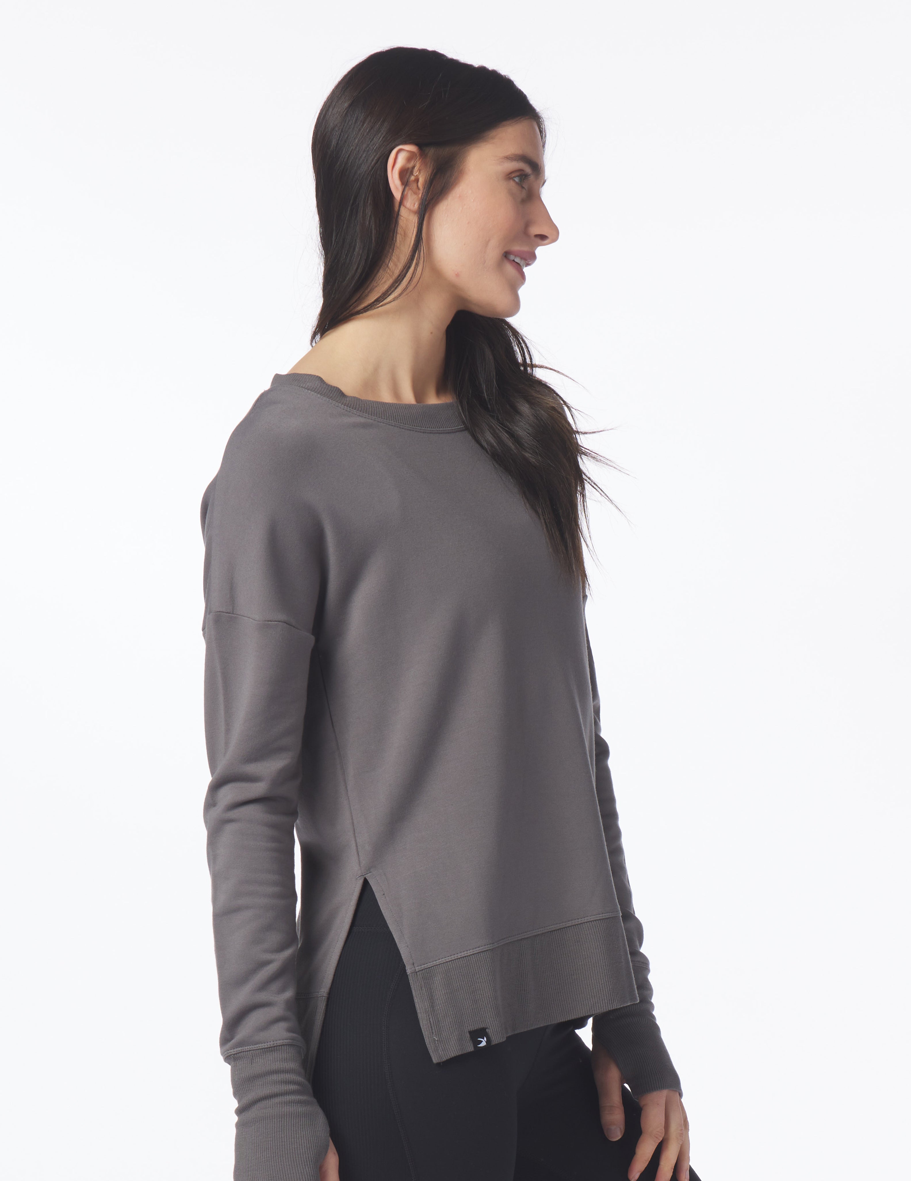 Lounge Long Sleeve: Silver Fog
