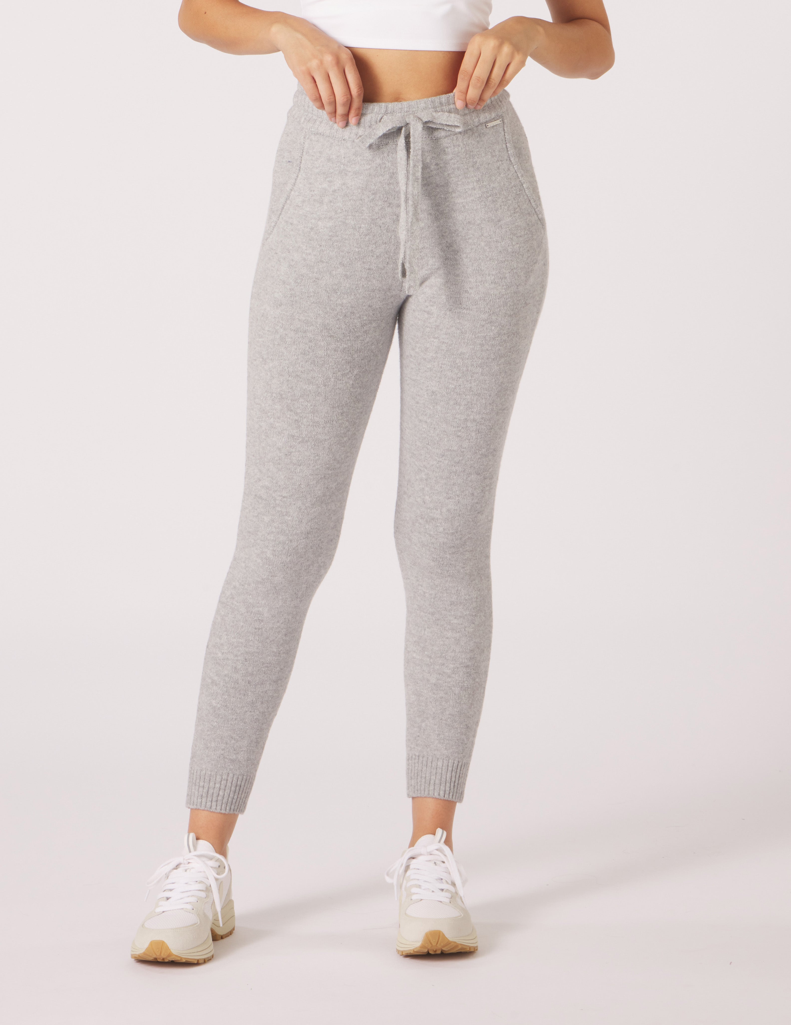 Merino Jogger: Ash Grey