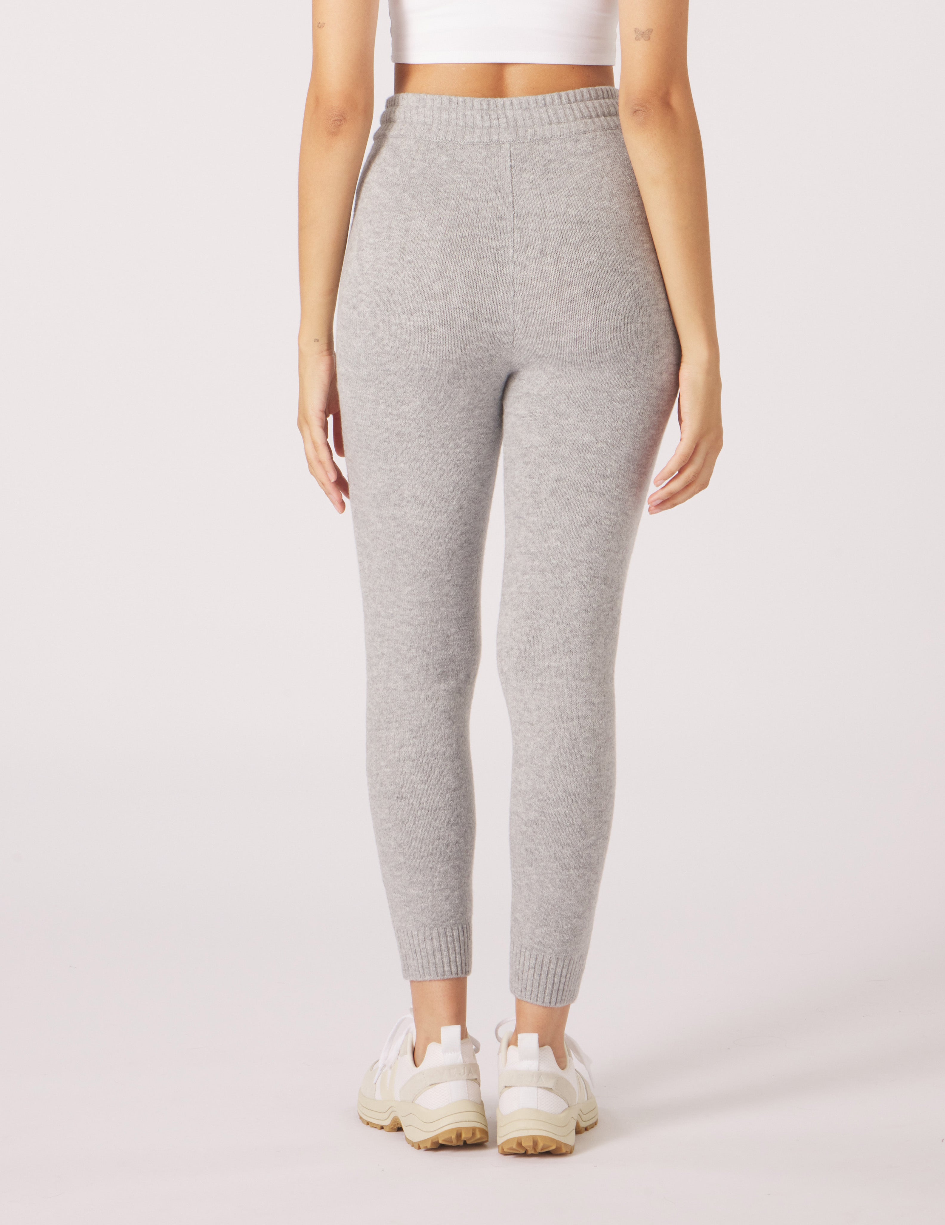 Merino Jogger: Ash Grey