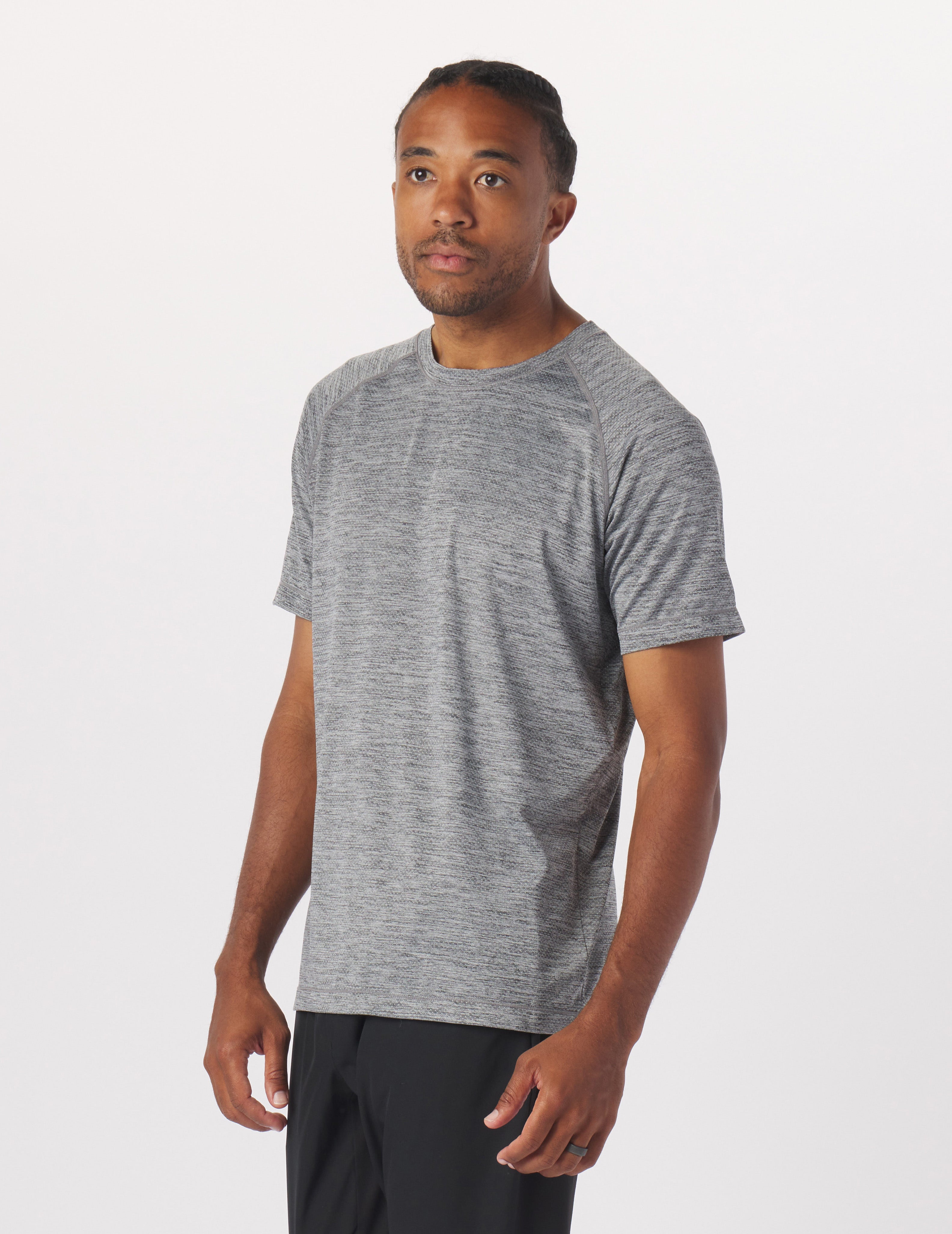 Motivator Raglan Tee: Black