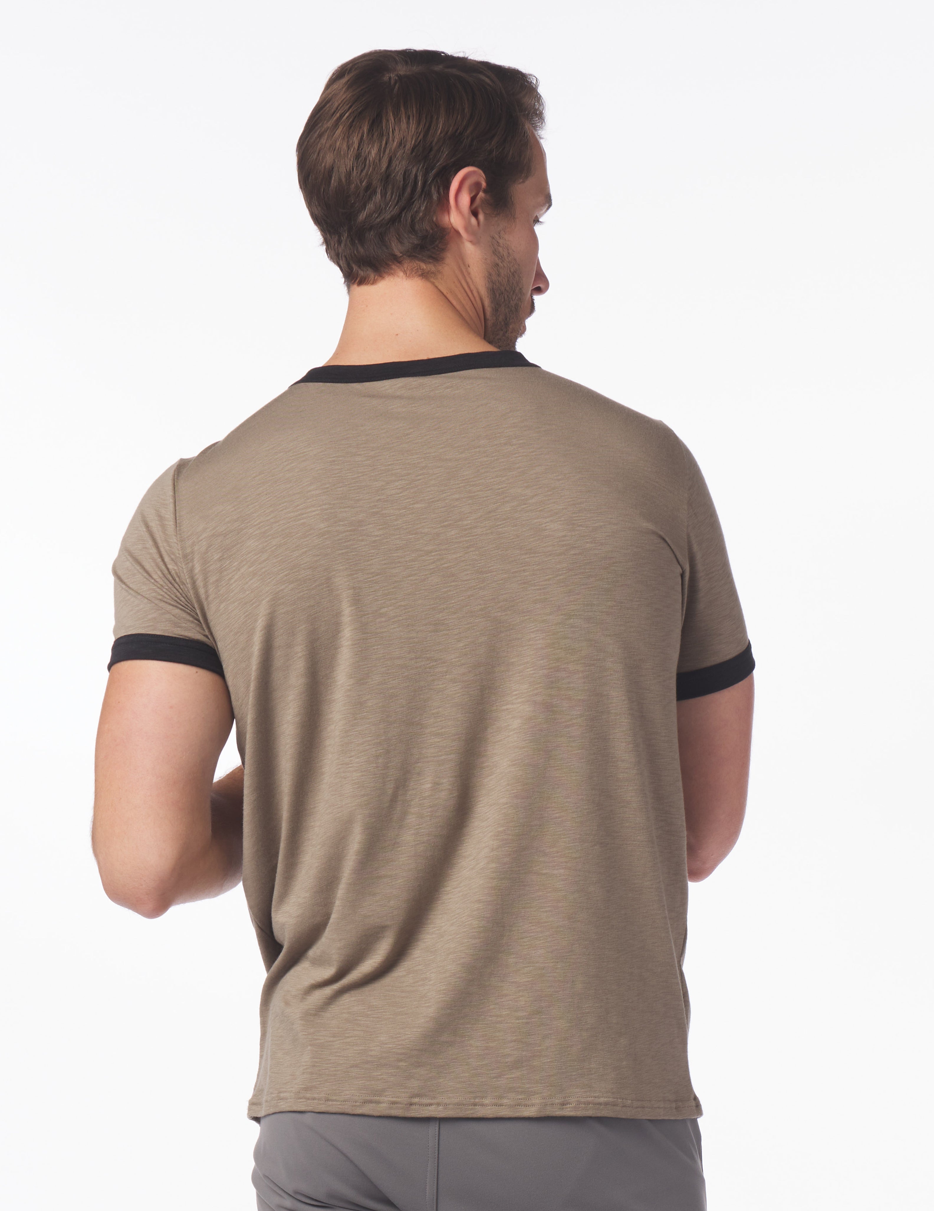 Ringer Tee: Mocha – Glyder
