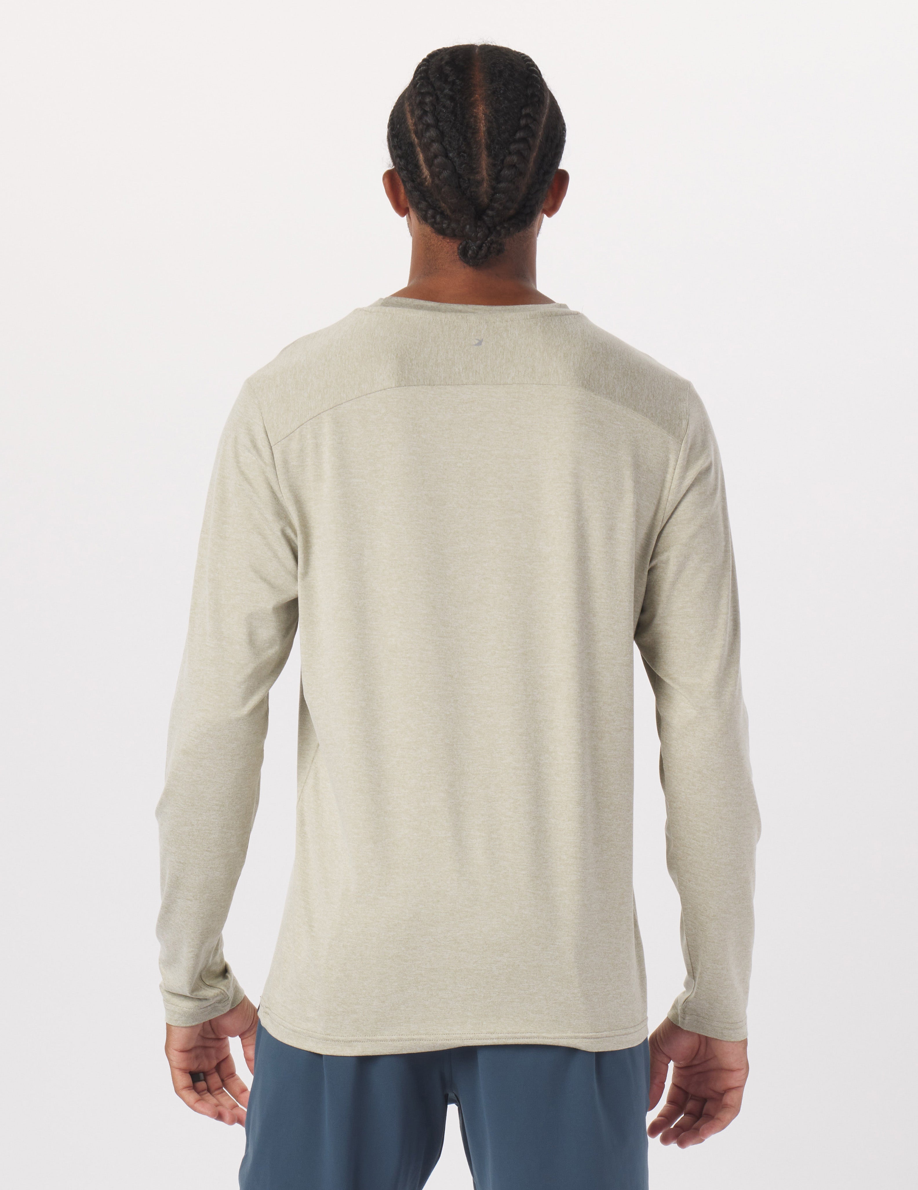 Salton Long Sleeve: Linen Heather