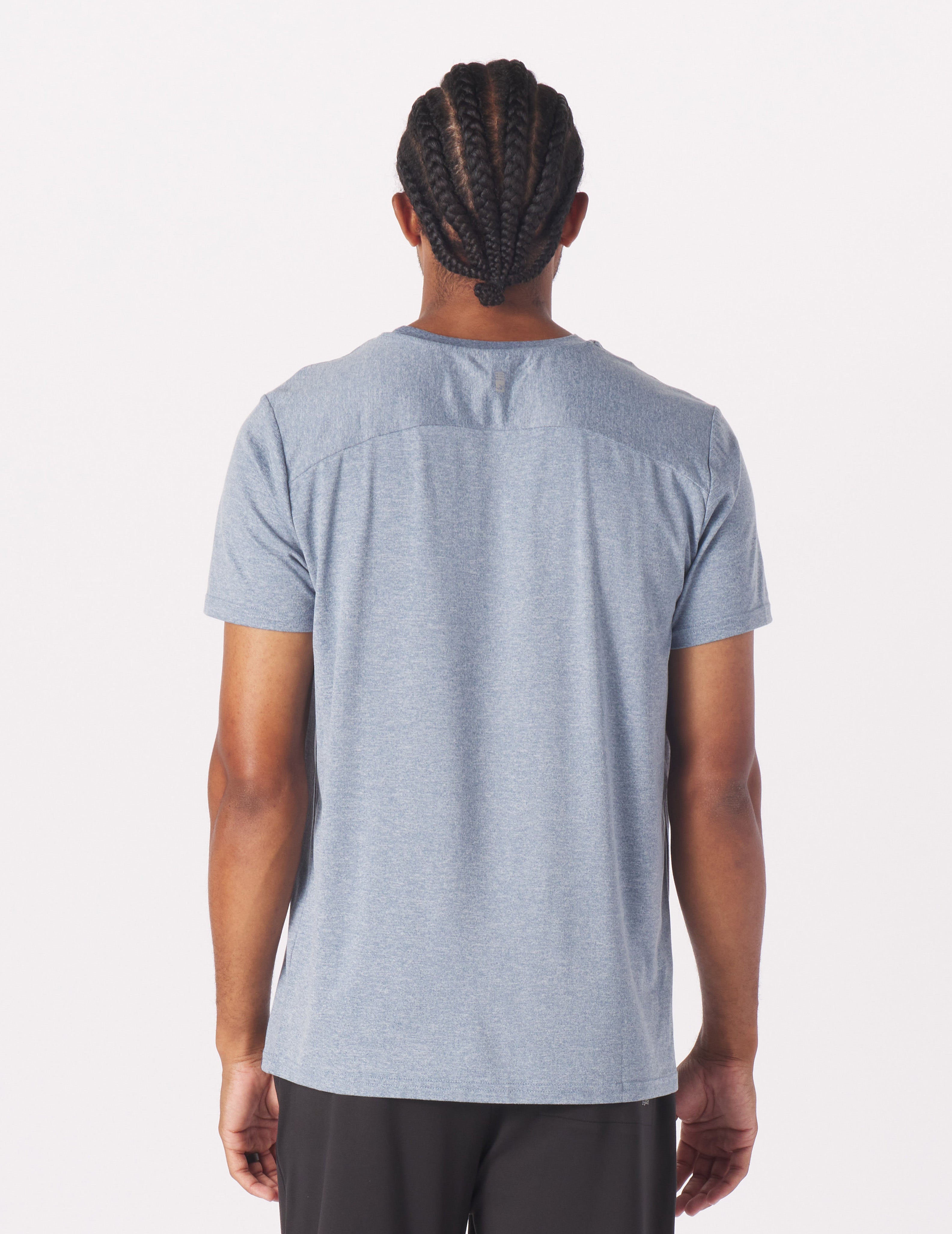 Salton Short Sleeve: Denim Blue