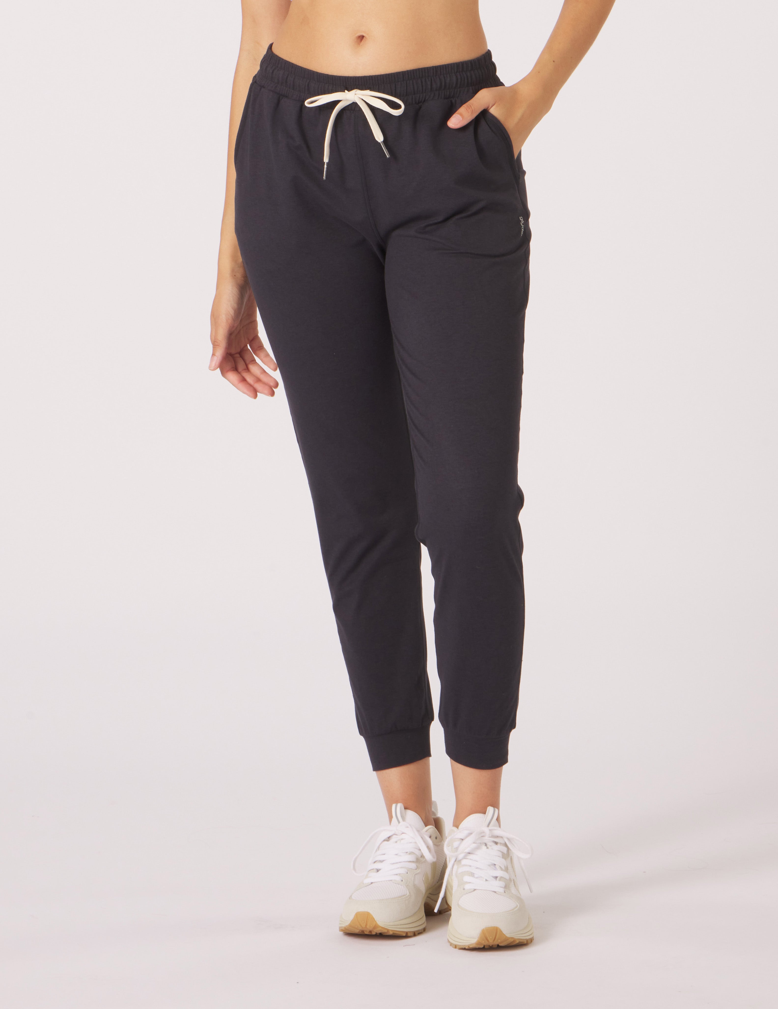 Serene Jogger: Black Marble