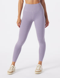 Sultry 7/8 Legging: Amethyst Madras Plaid