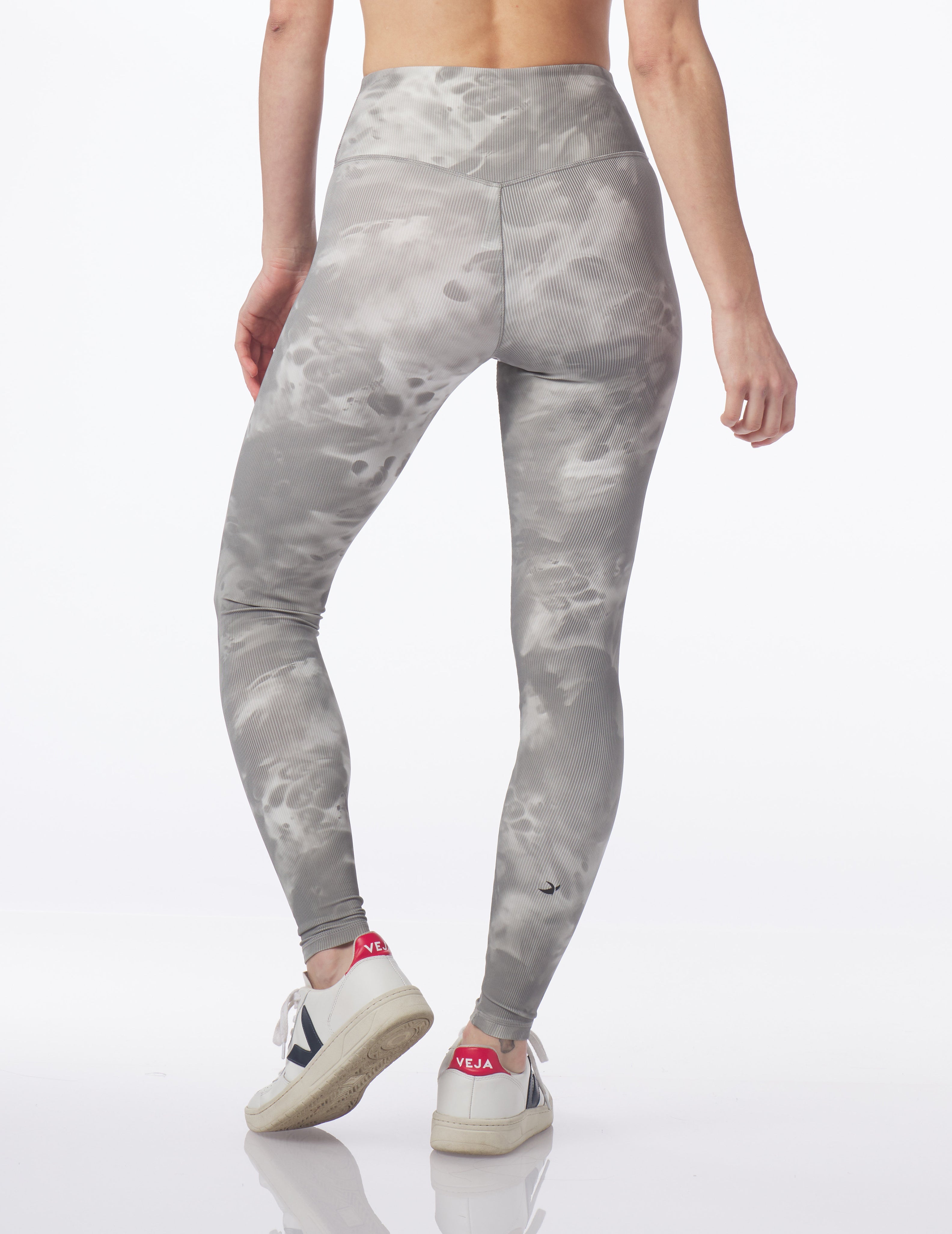 Sultry Legging: Silver Fog Lava Dye