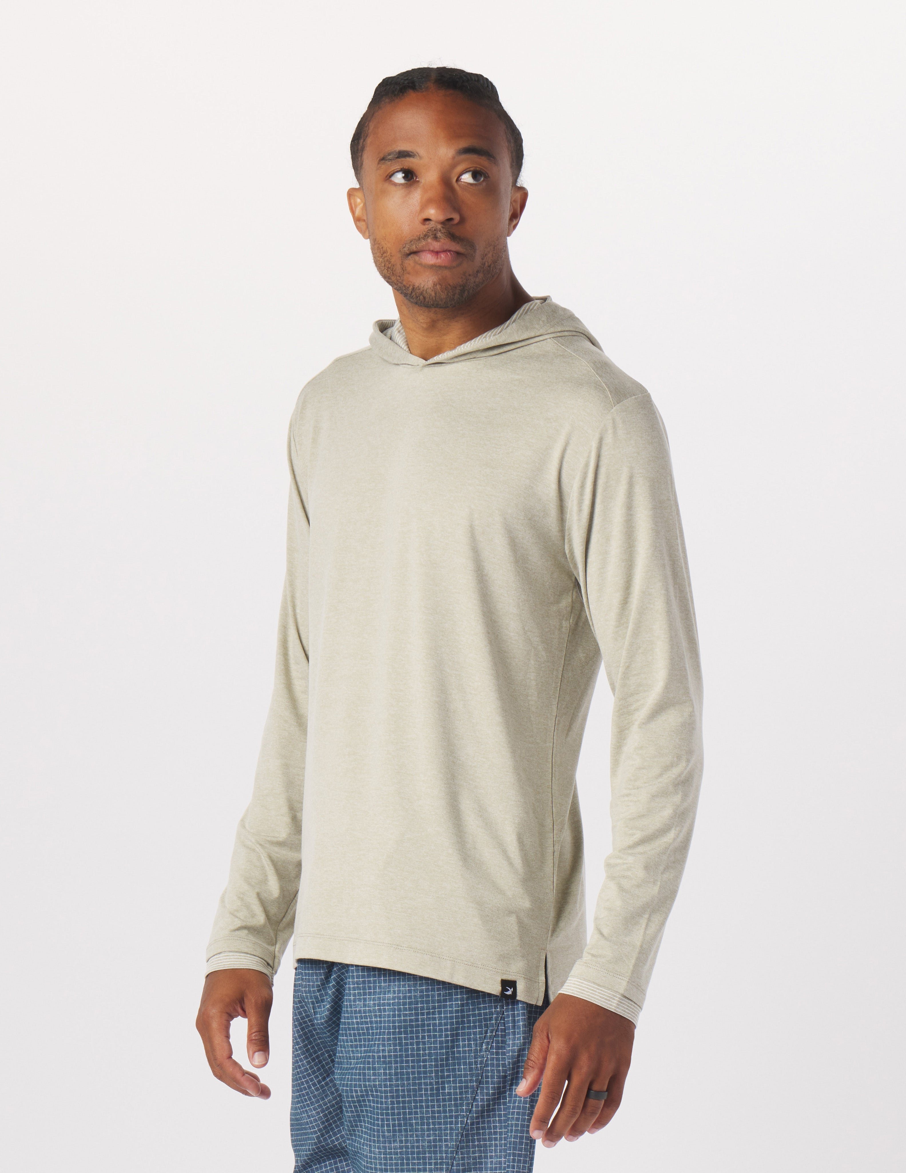 Taclite Hoodie: Linen Heather