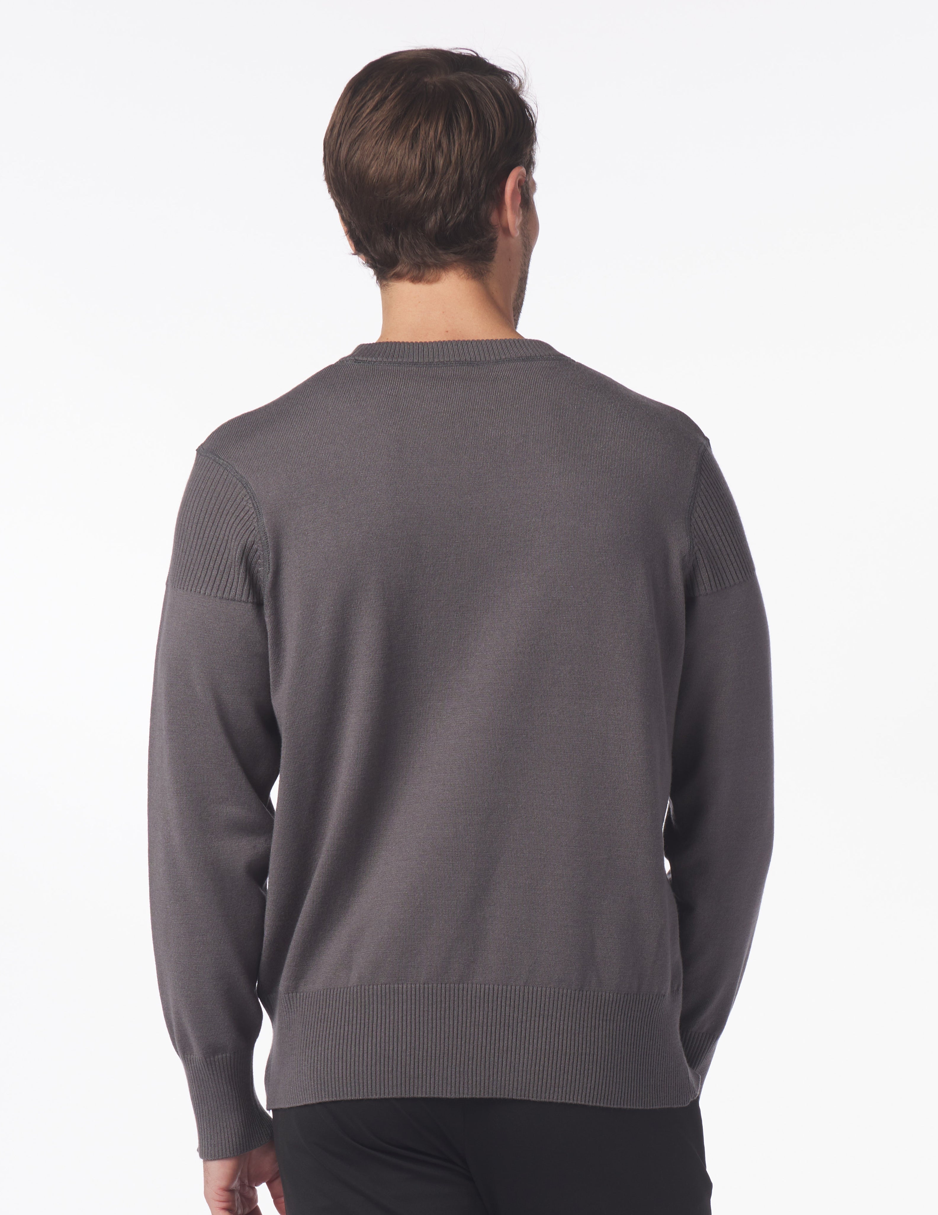 Tactical Crewneck Sweater: Smoke Grey – Glyder