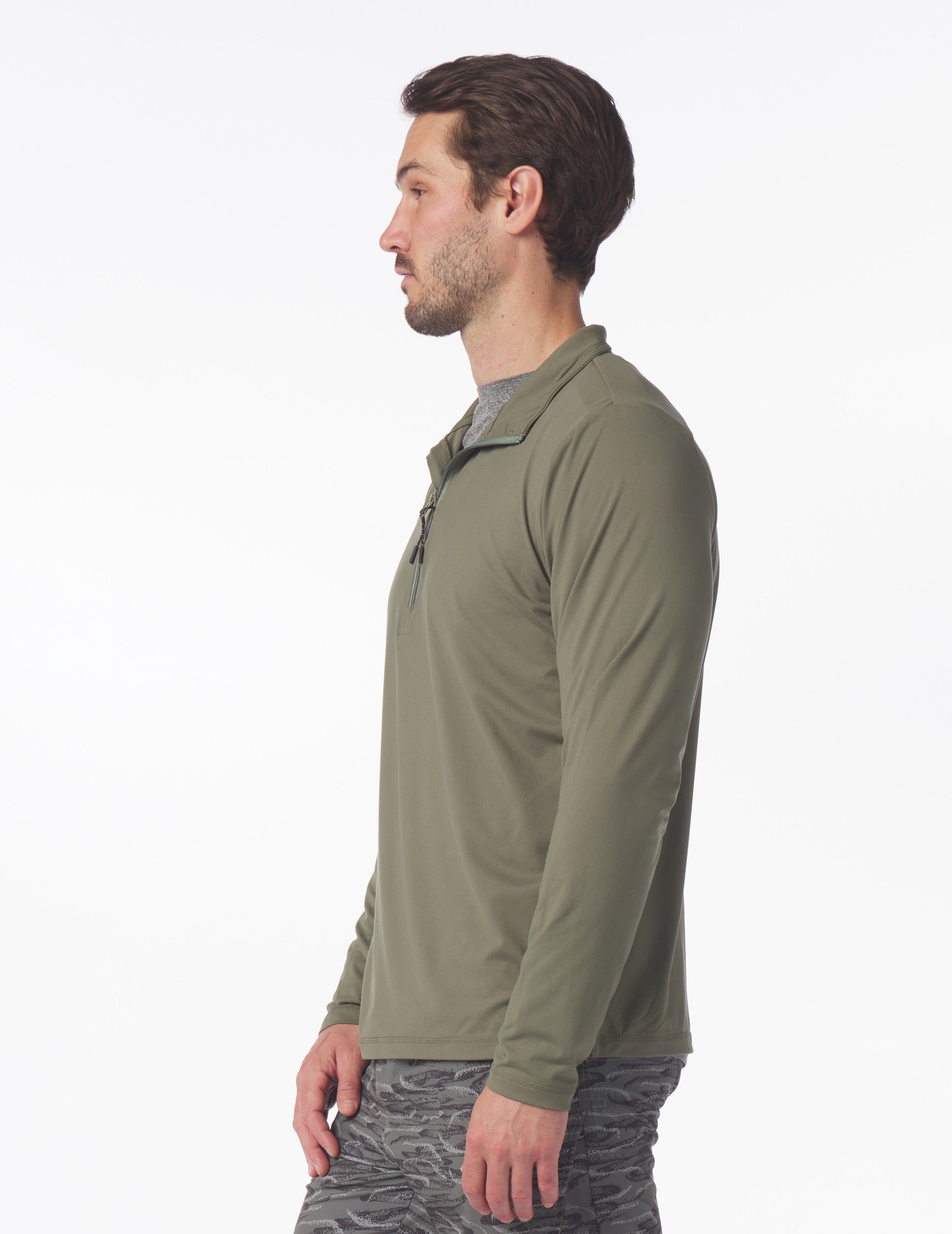 Tahoe 1/4 Zip: Moss