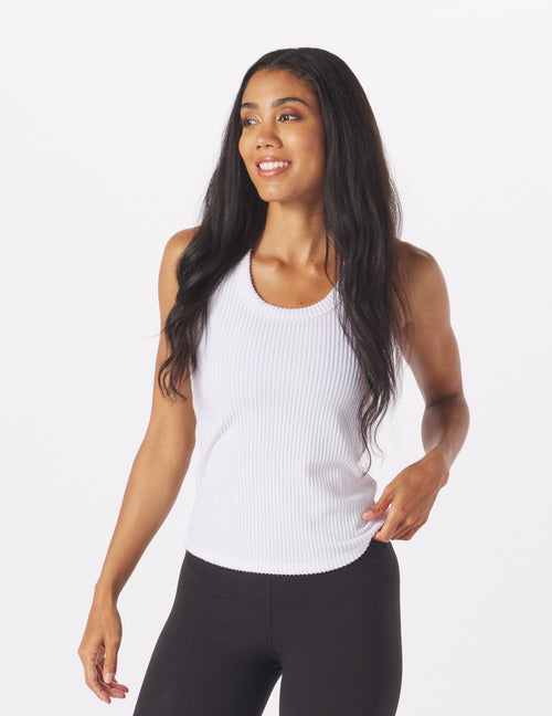 Valley Tank: White – Glyder