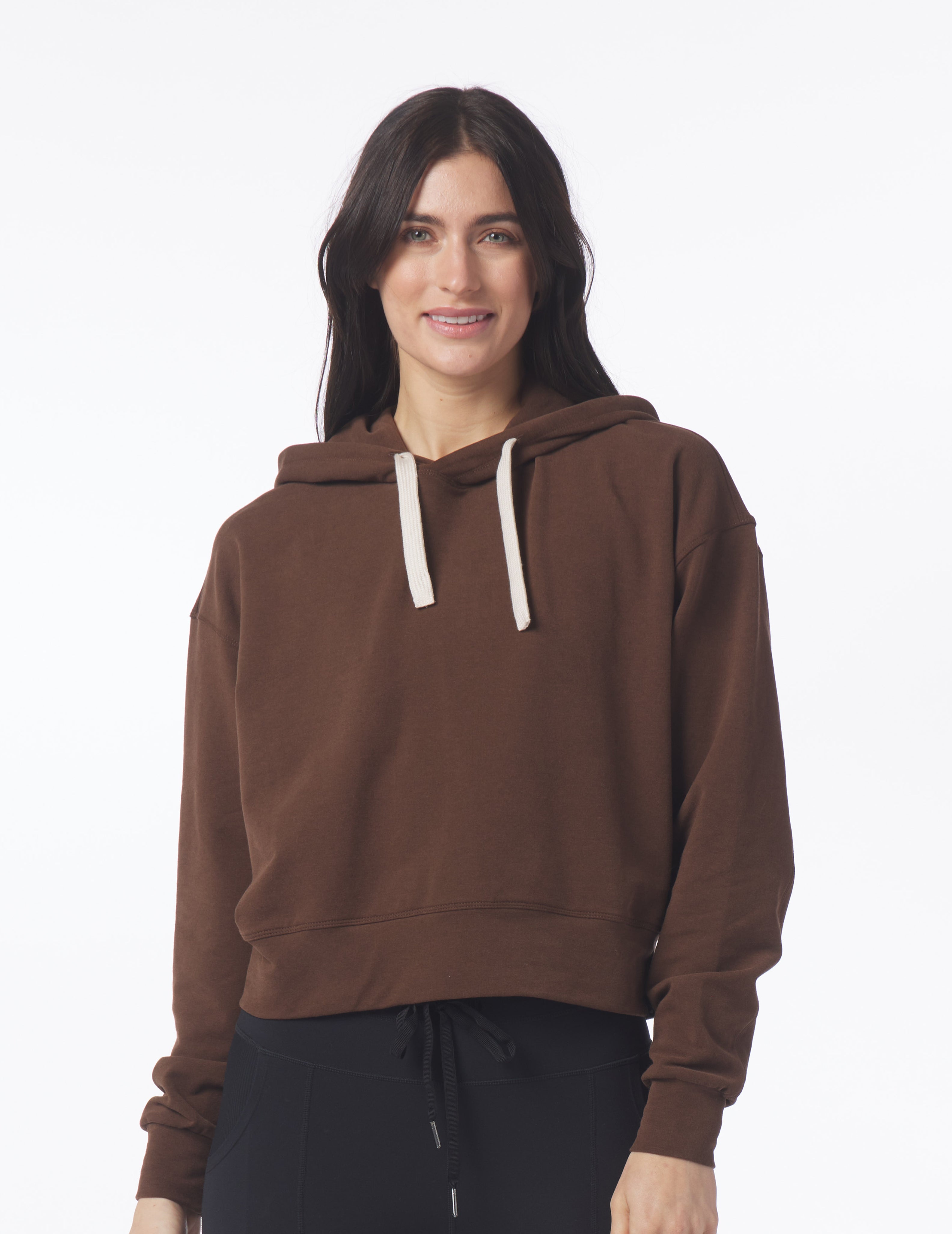 Oversized cropped shop hoodie women's
