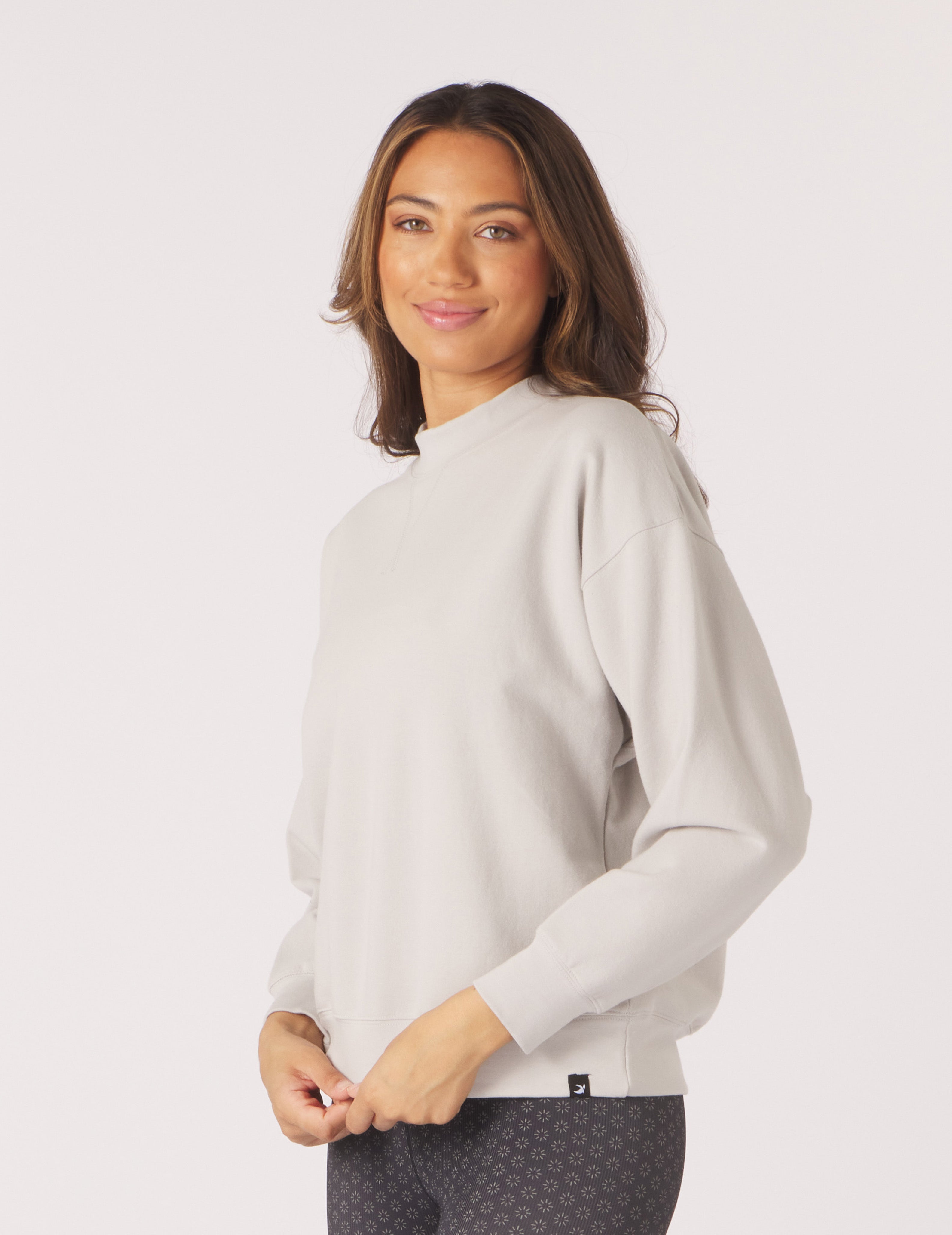 Vintage Oversized Crew: Ash Grey