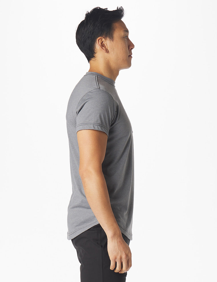 Tシャツ・カットソー DRUMOHR Men T Shirts D0GF100 669 Grey Do No Harm Tee: Smoke Grey – Glyder