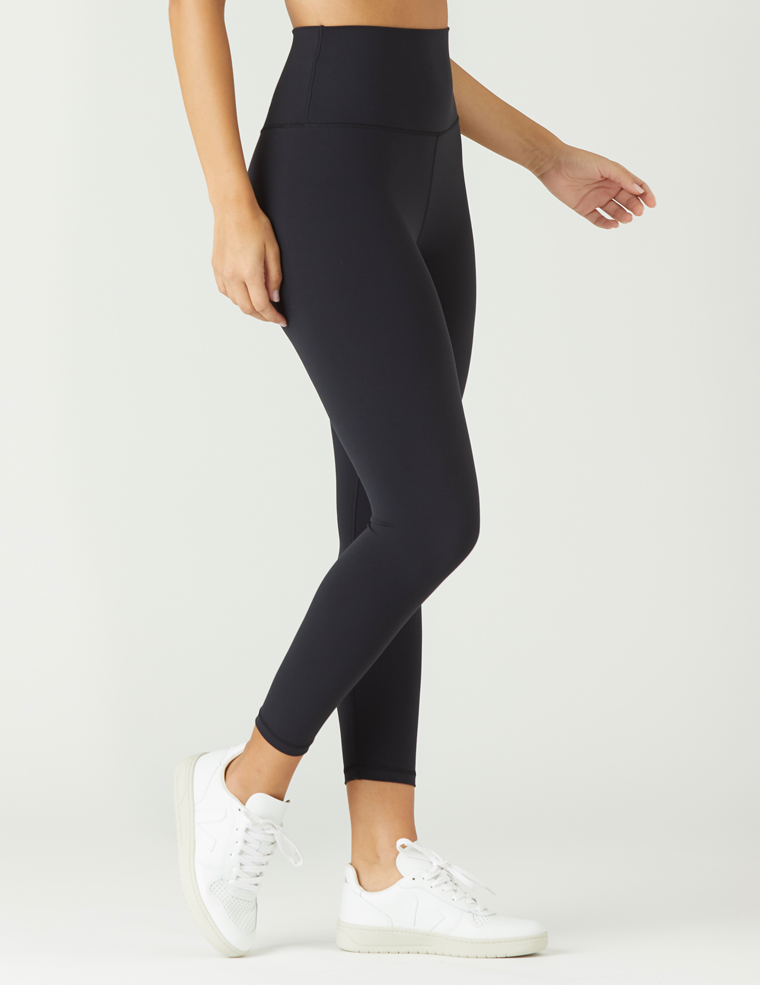High Waist Pure 7/8 Legging: Black