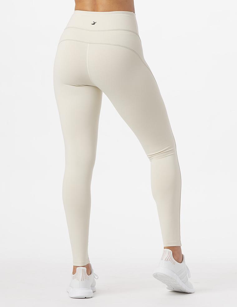 Racetrack Legging: Oatmilk
